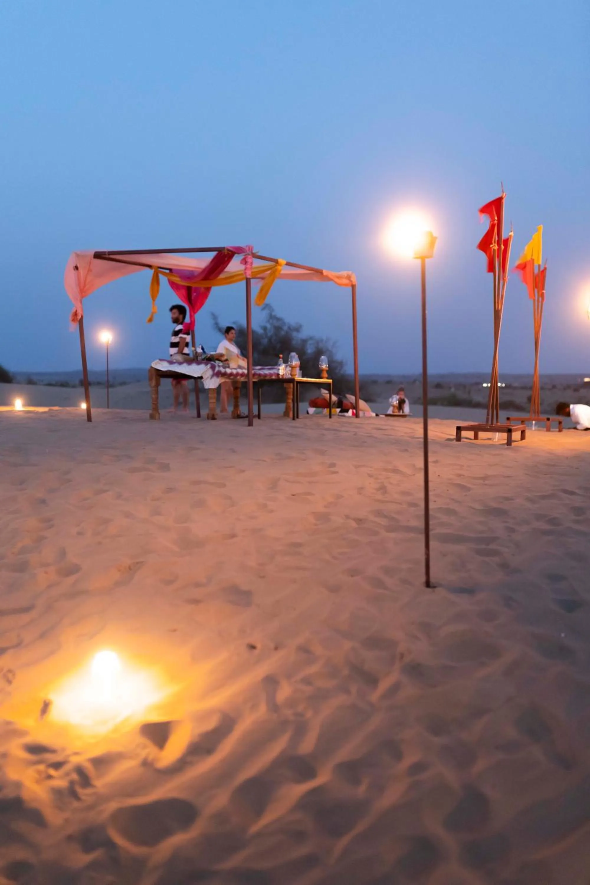 View (from property/room) in Nomads heaven desert camp jaisalmer