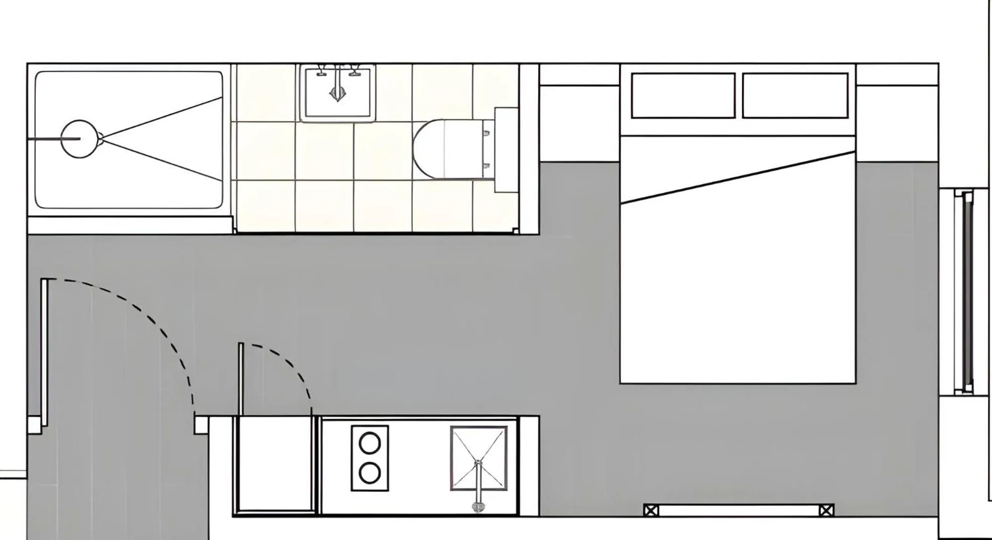 Shower in 39 Studios