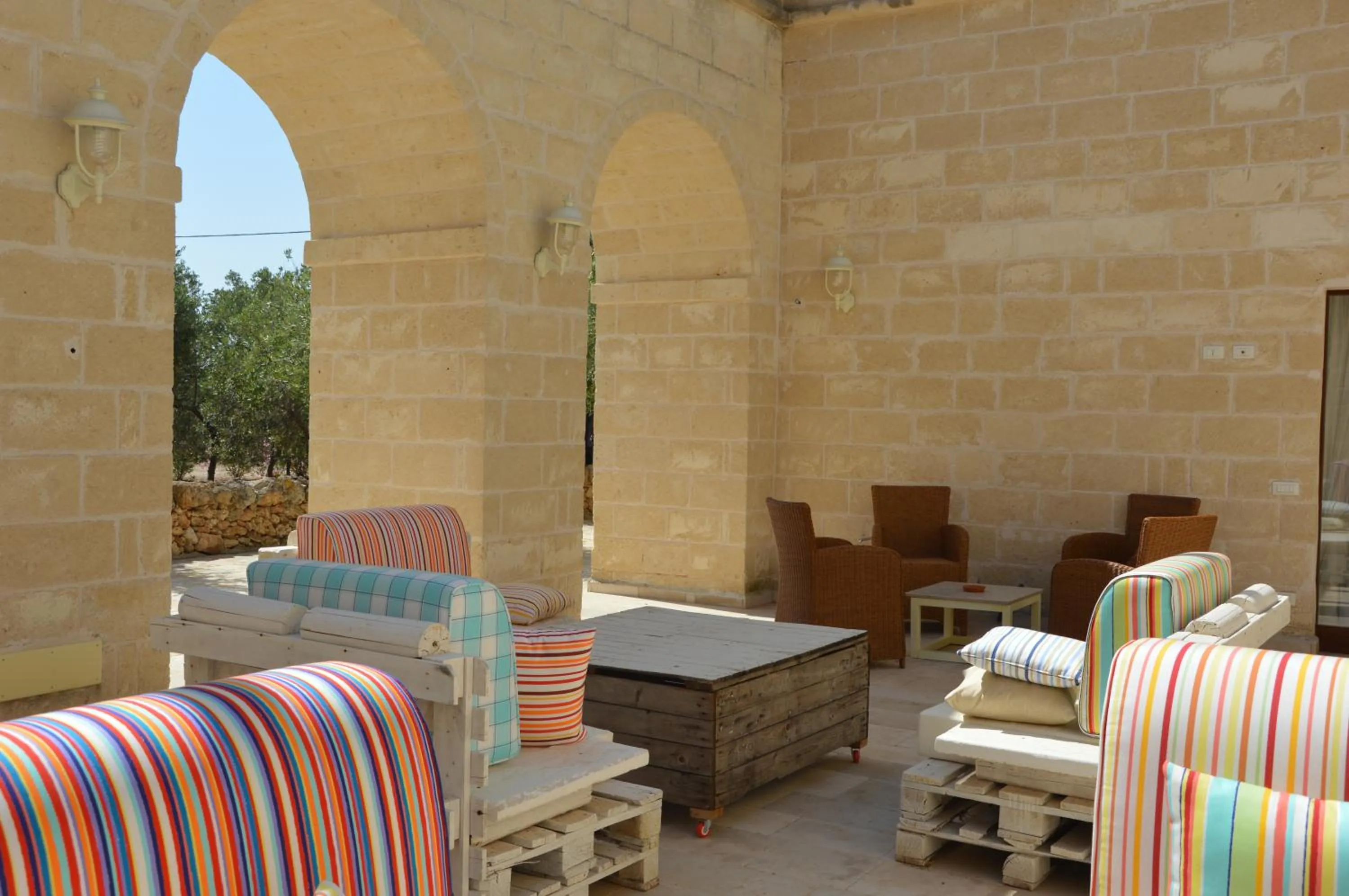 Patio in Agriturismo Masseria San Leonardo