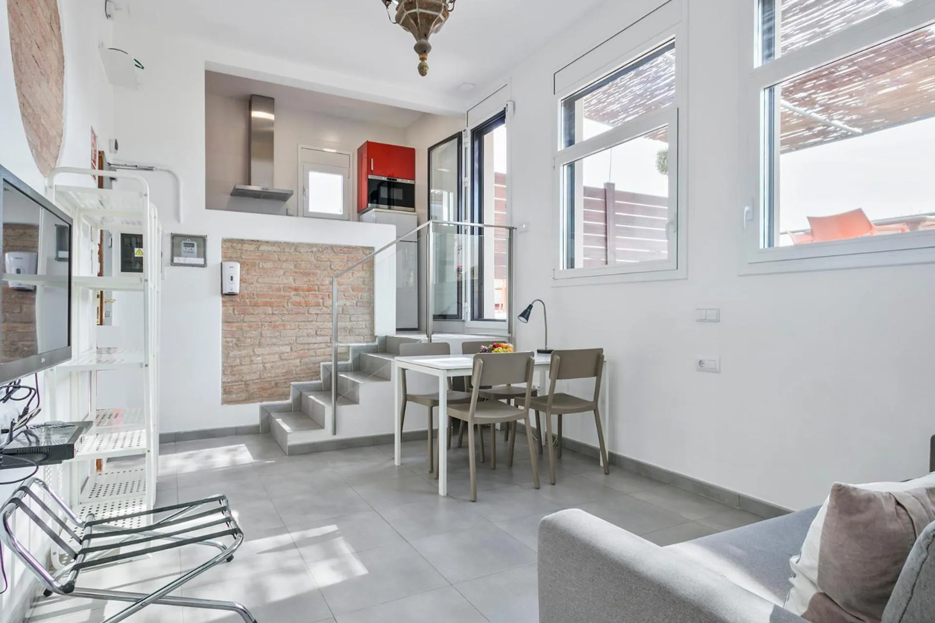 Living room in Stay Together Barcelona Apartments