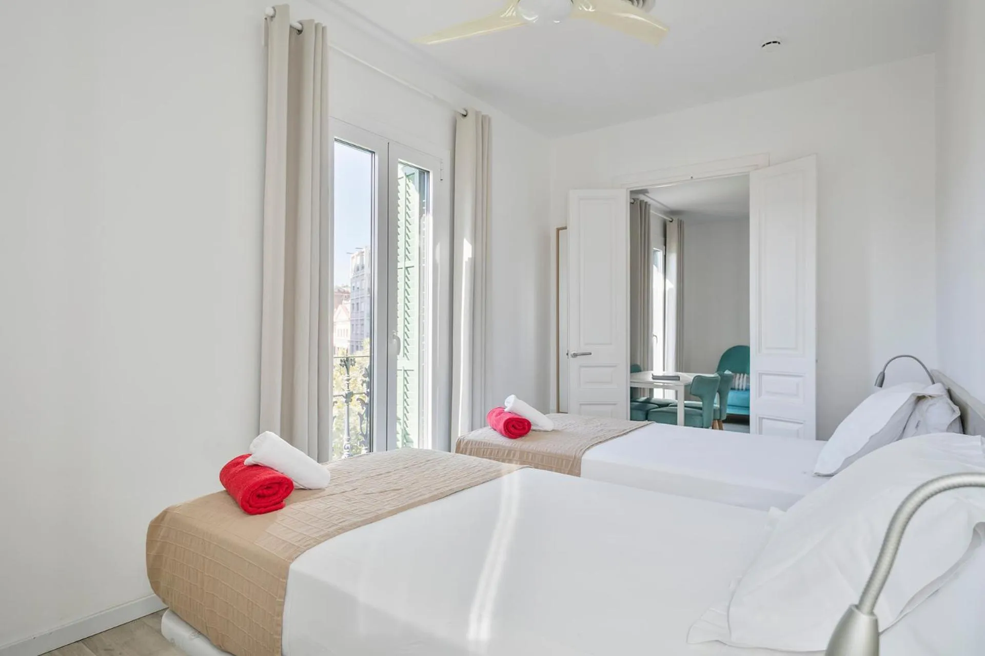 Bedroom, Bed in Stay Together Barcelona Apartments