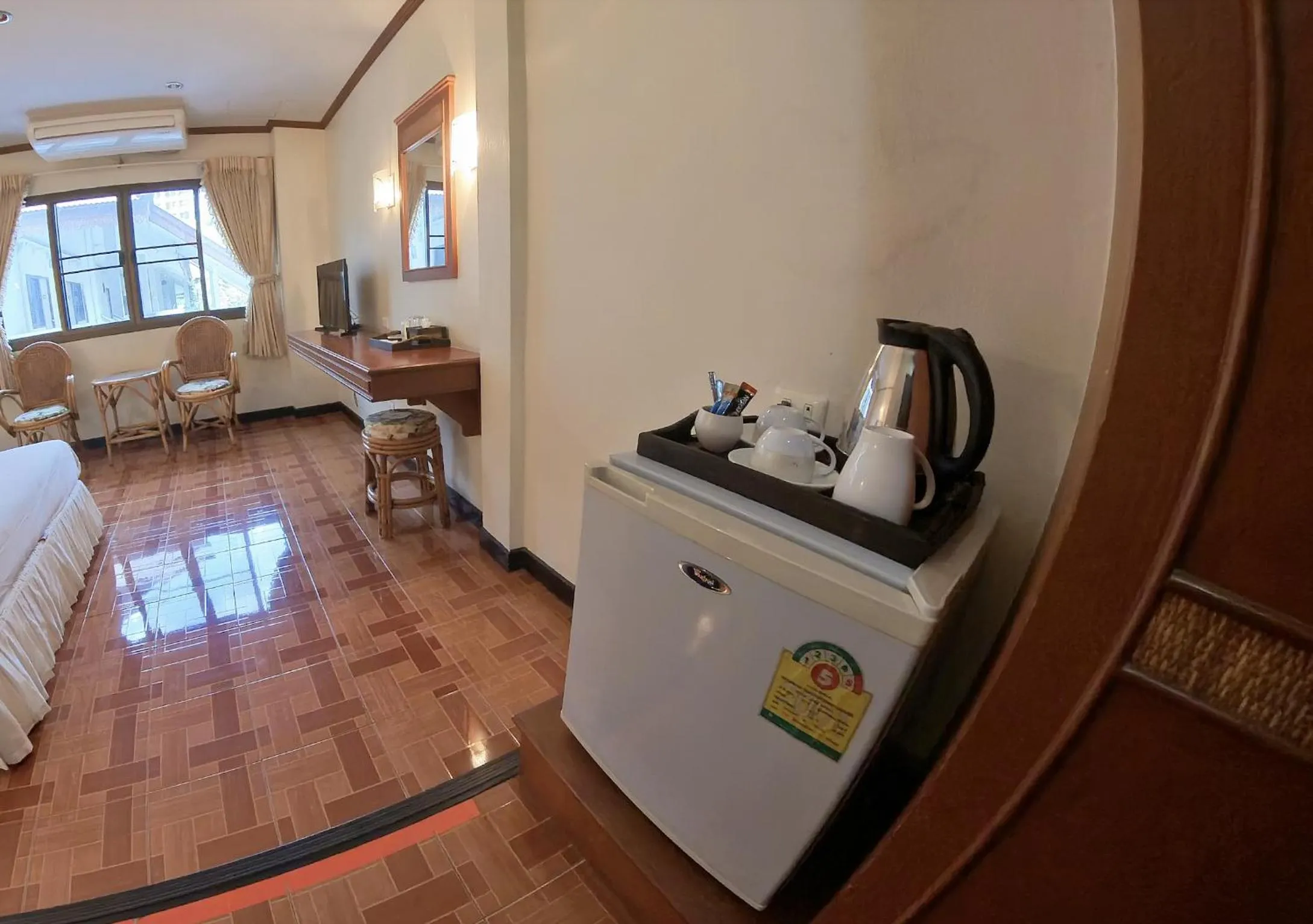 Bedroom in Roongruang Hotel