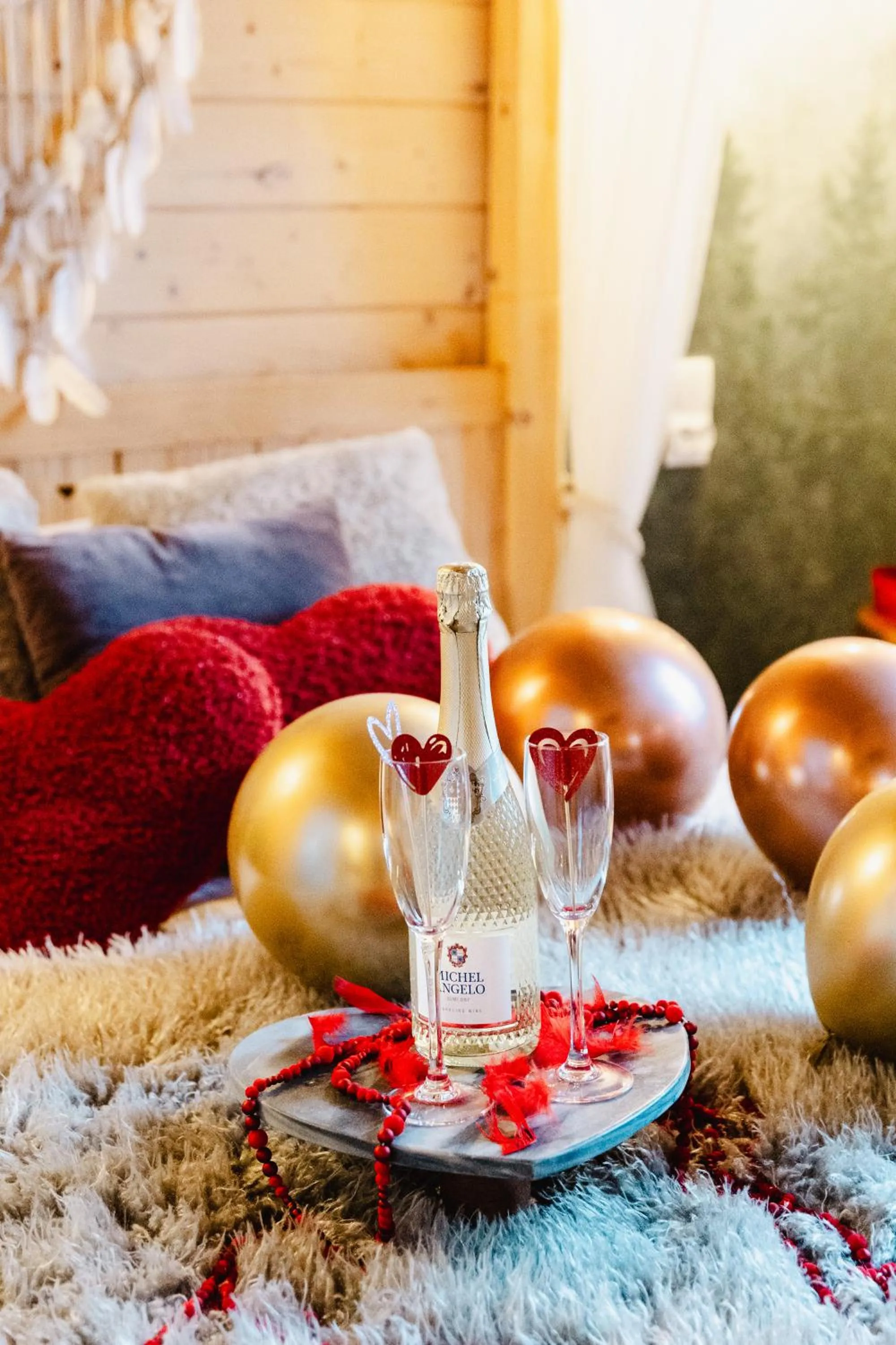 Bed in Niedźwiedzia Residence Garden Sauna