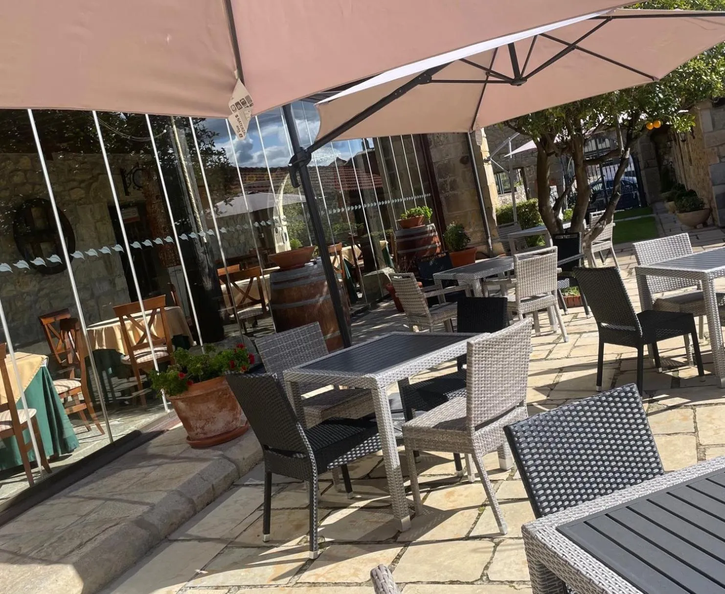 Patio in Posada La Victoria