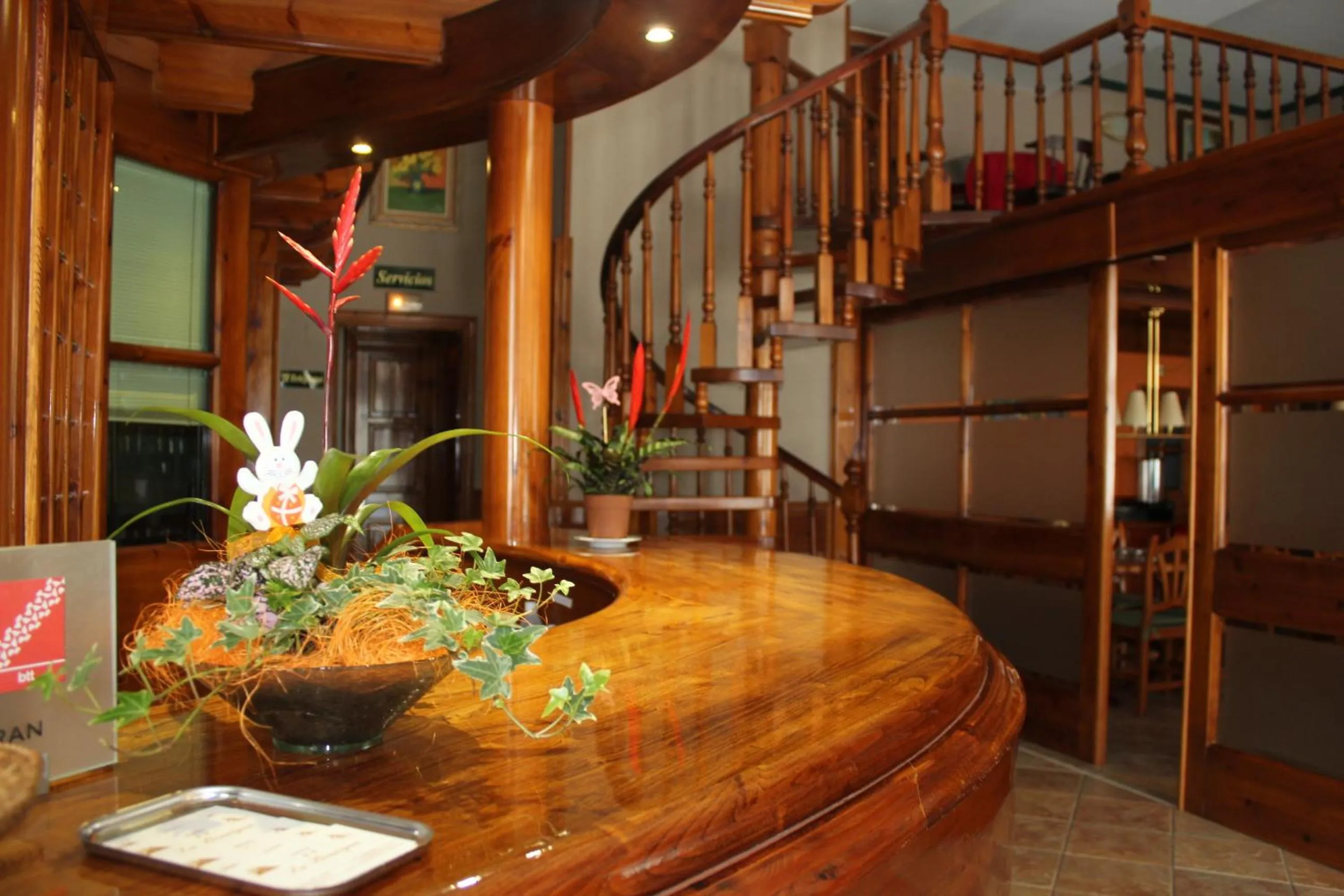 Lobby or reception in Hotel La Bonaigua