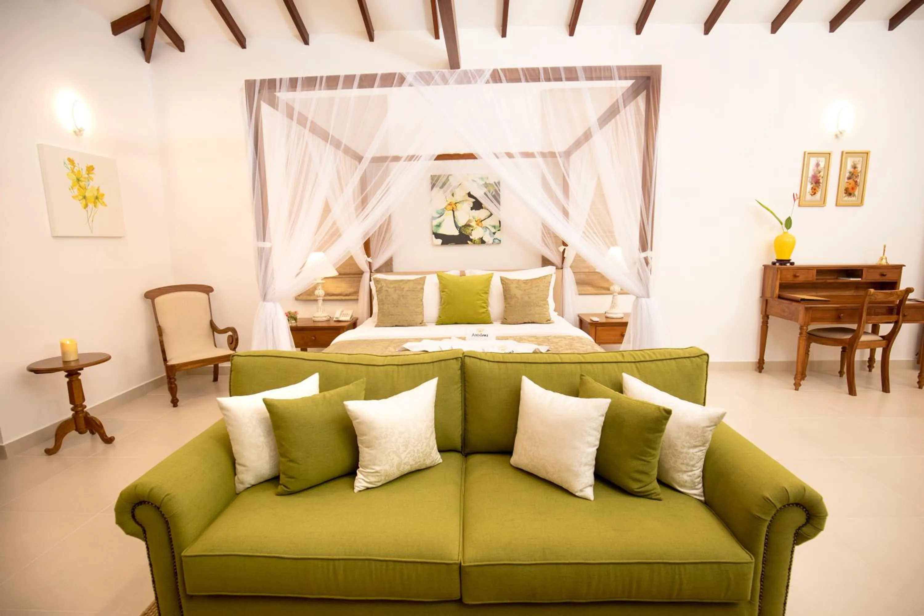 Seating area in Anodawa Boutique Villa