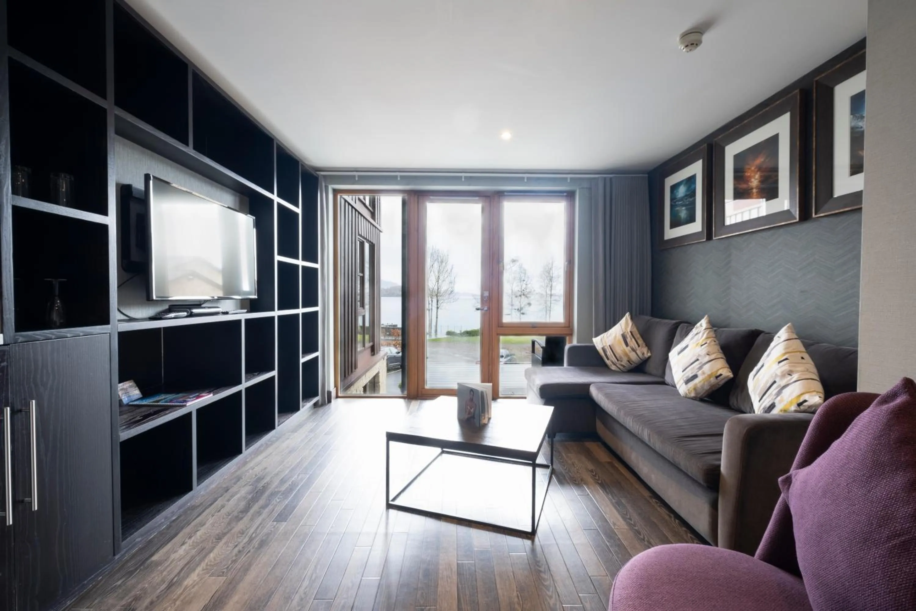 Living room in The Lodge On Loch Lomond Hotel