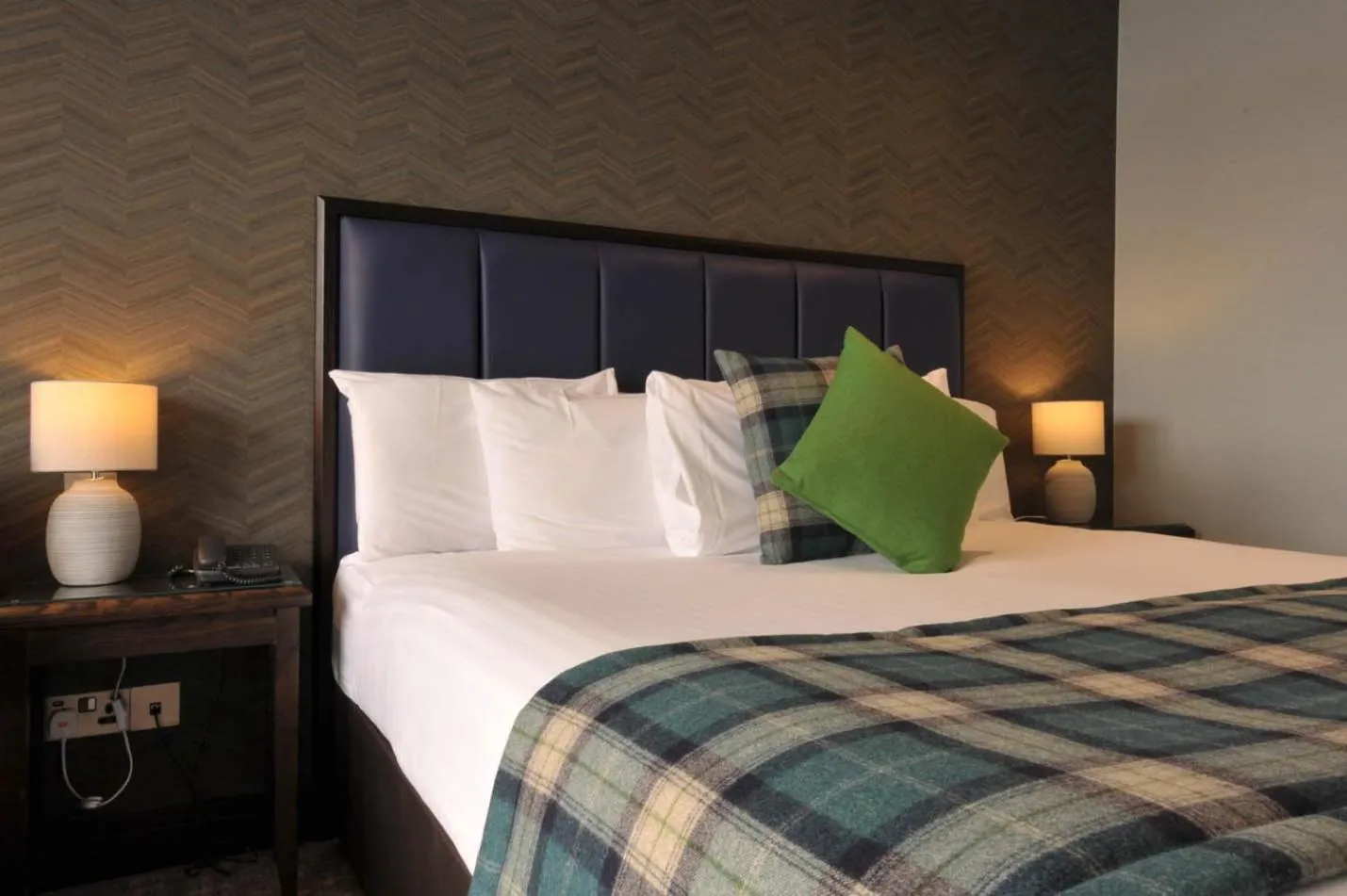 Bed in The Lodge On Loch Lomond Hotel