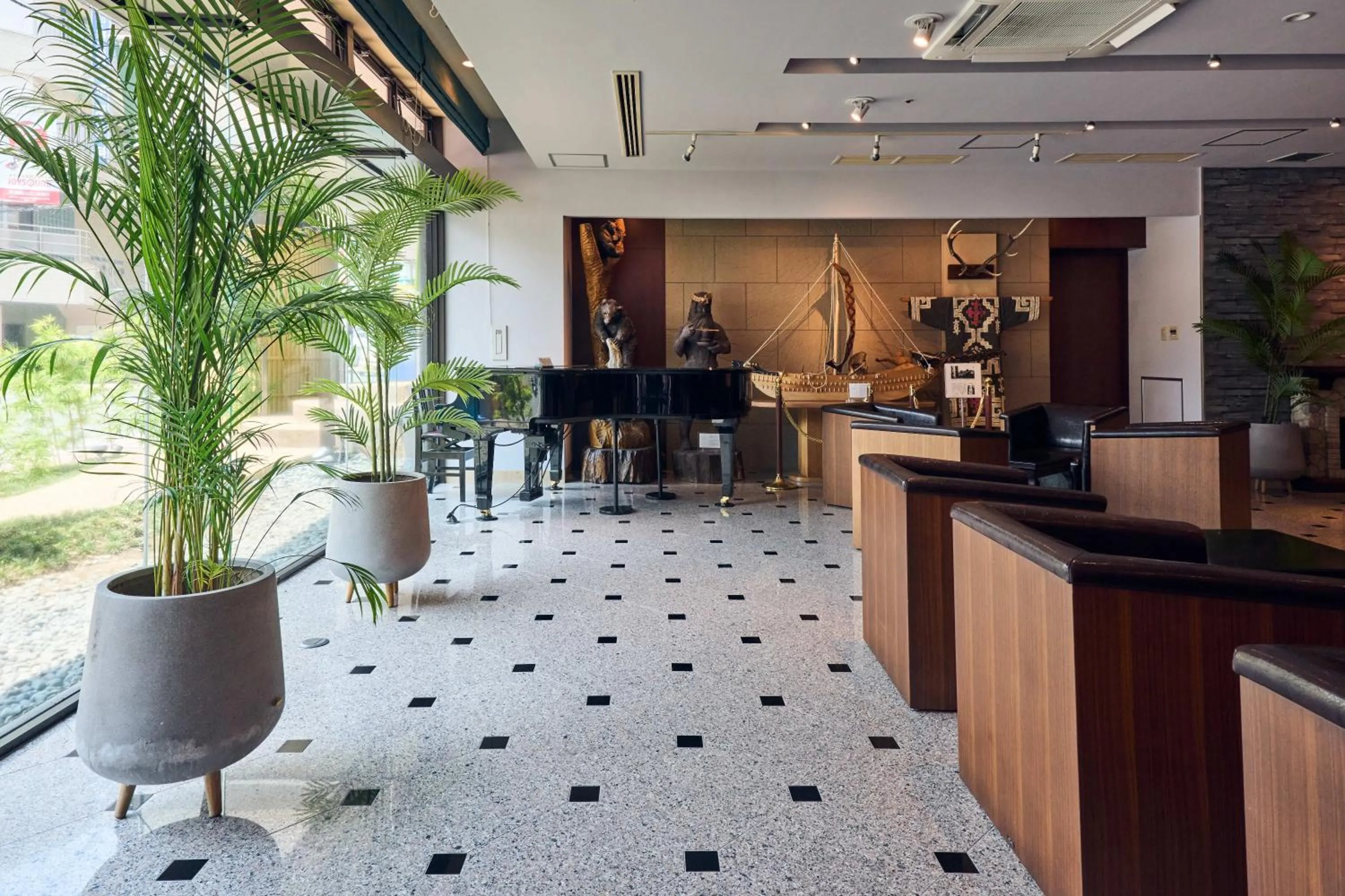 Lobby or reception in Hotel Lexton Kagoshima