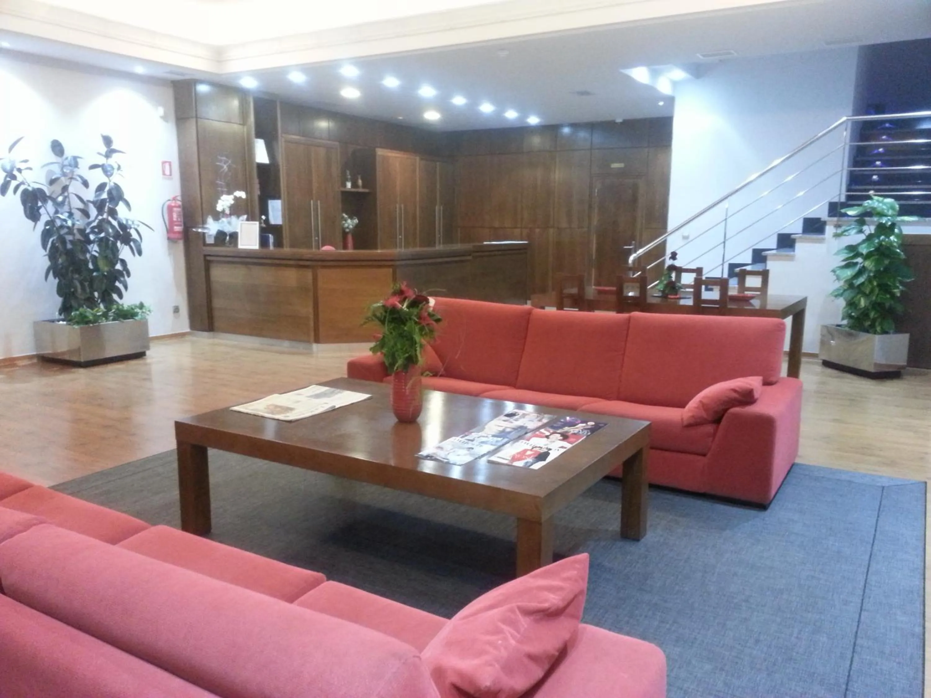 Lobby or reception in Hotel San Cibrao