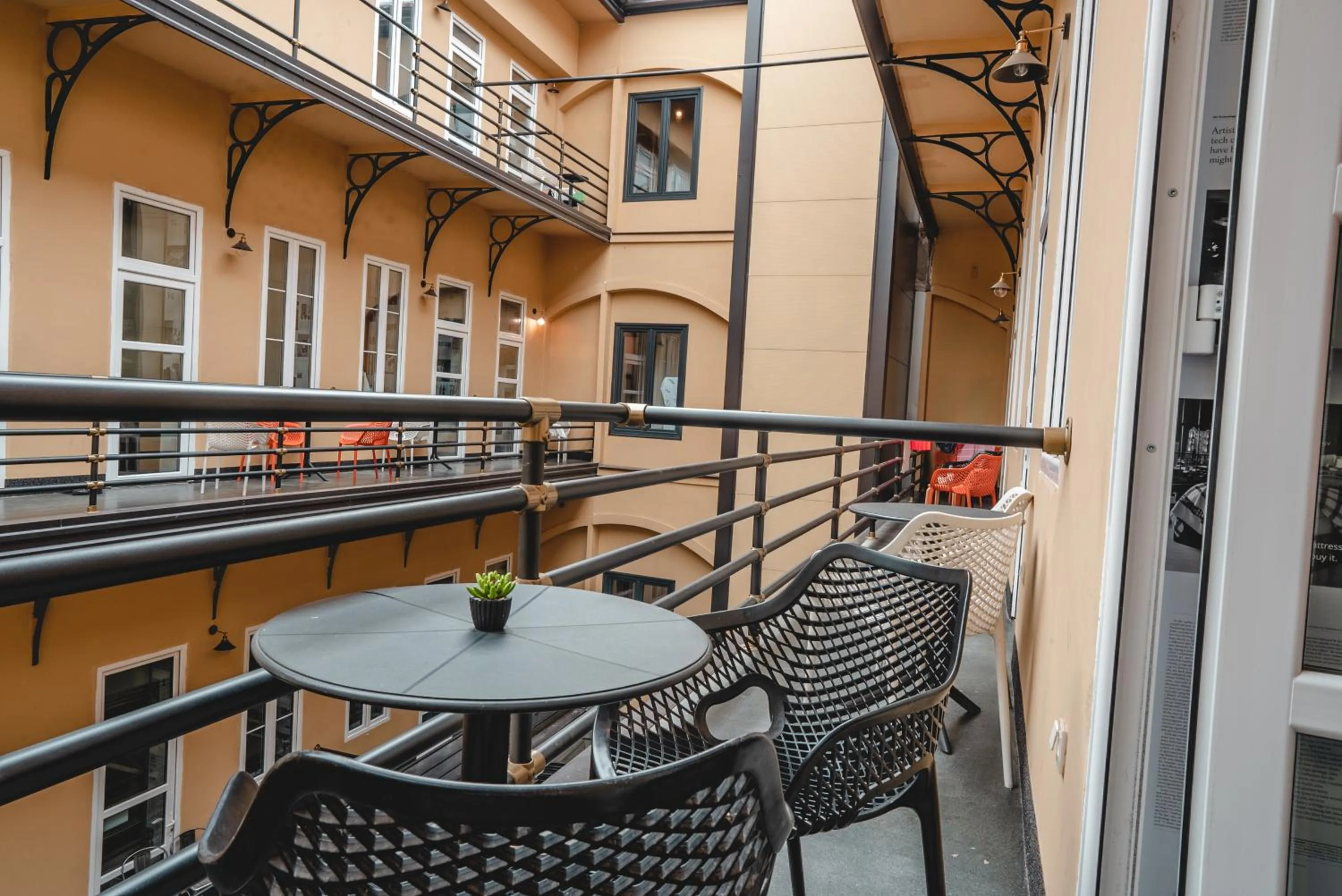 Balcony/Terrace in Chillout Hostel Zagreb