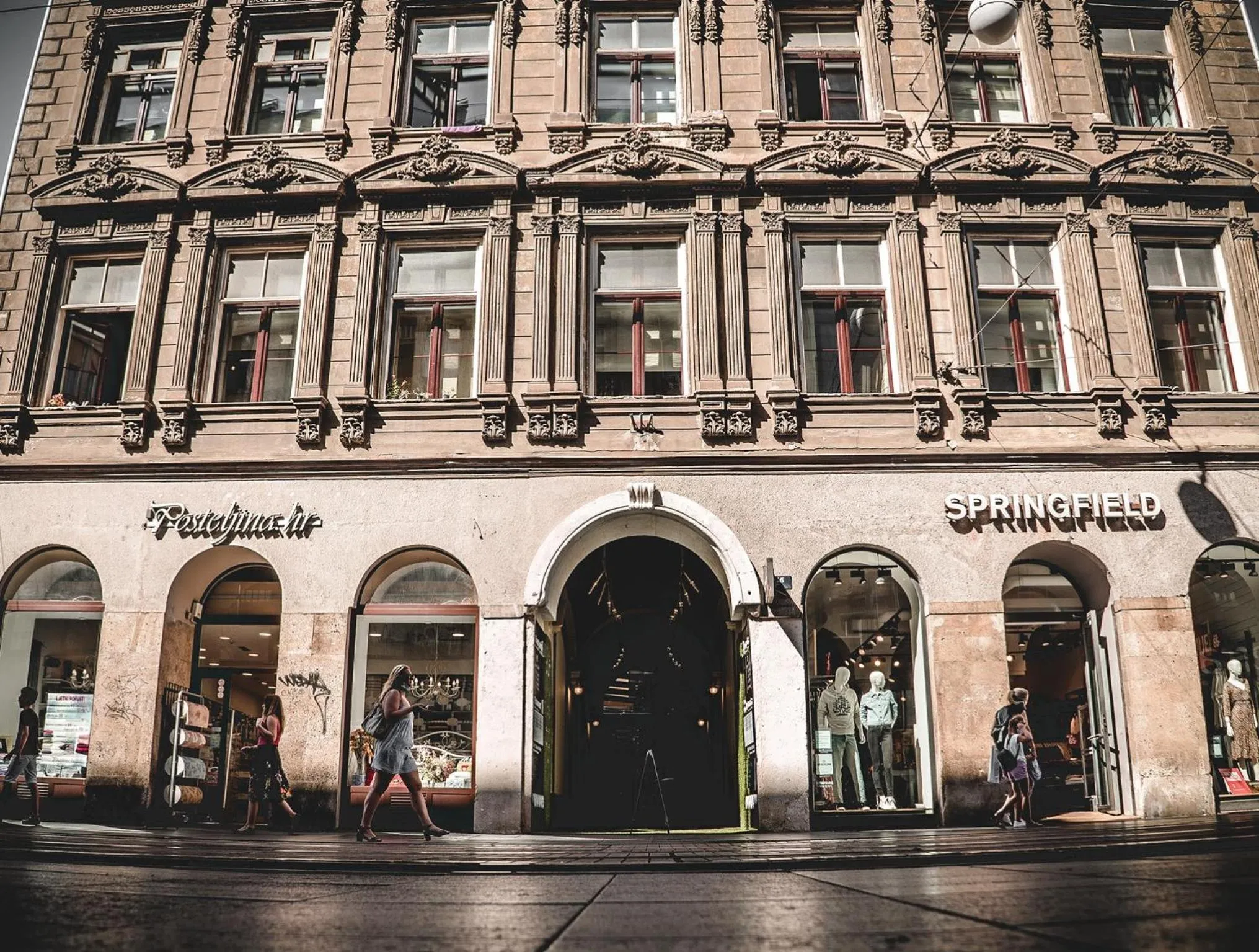 Property building in Chillout Hostel Zagreb