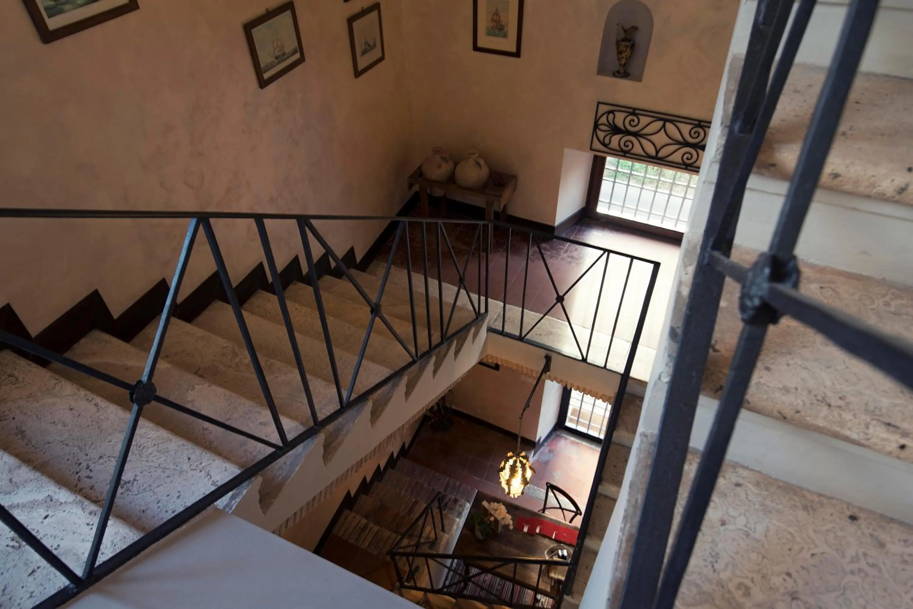 Bed in La Meridiana Relais