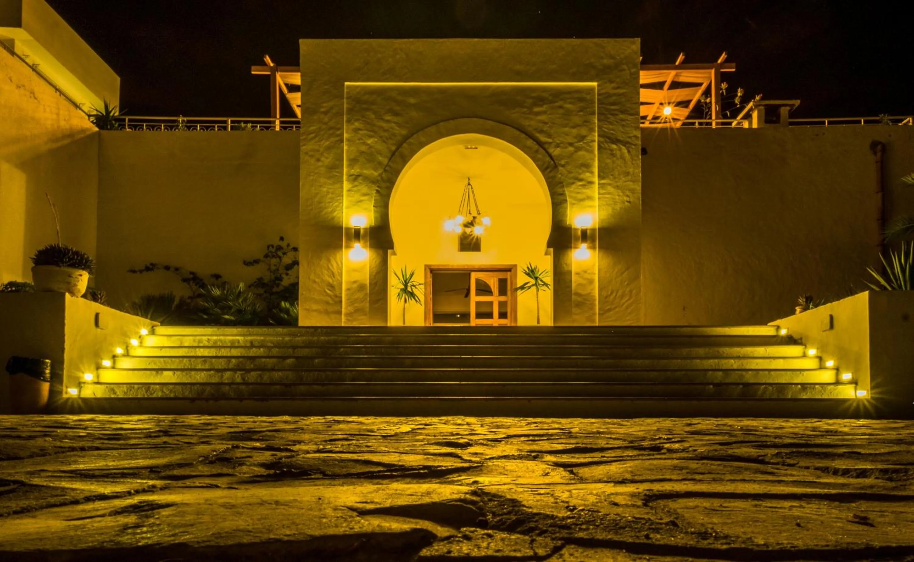 Facade/entrance in Les Jardins de Toumana