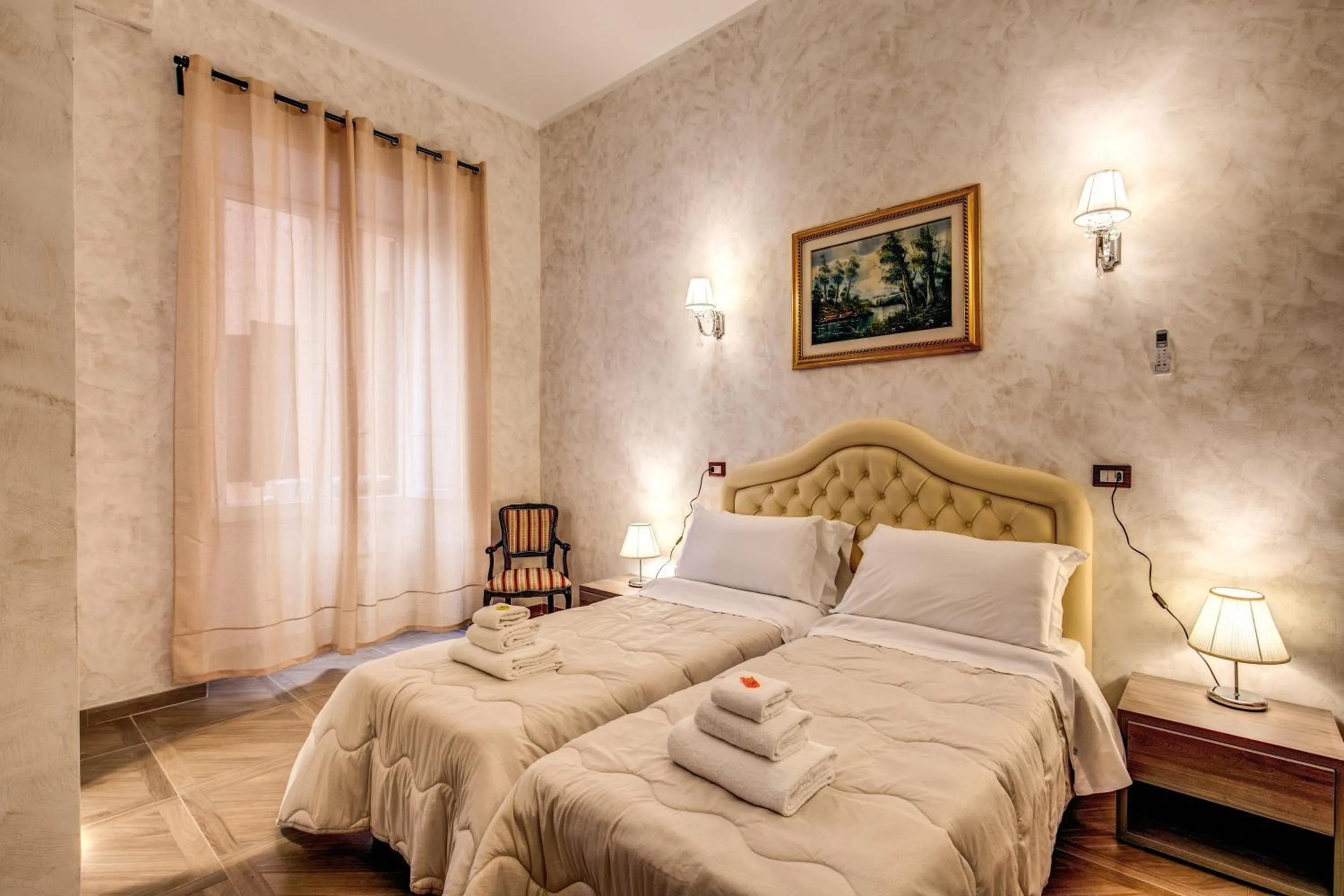 Bed in AMICI GUESTHOUSE
