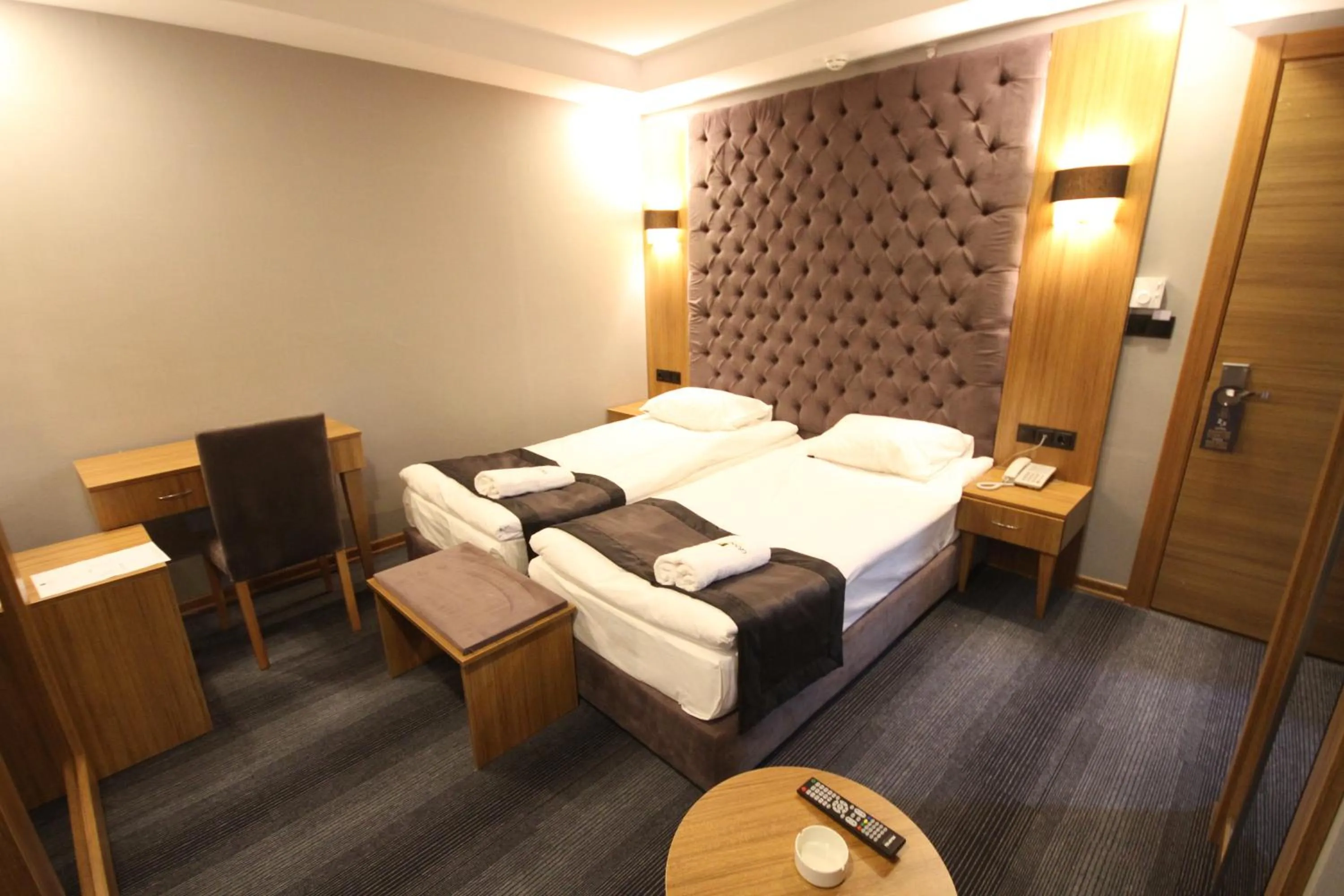 Bed in Grand Silay Hotel