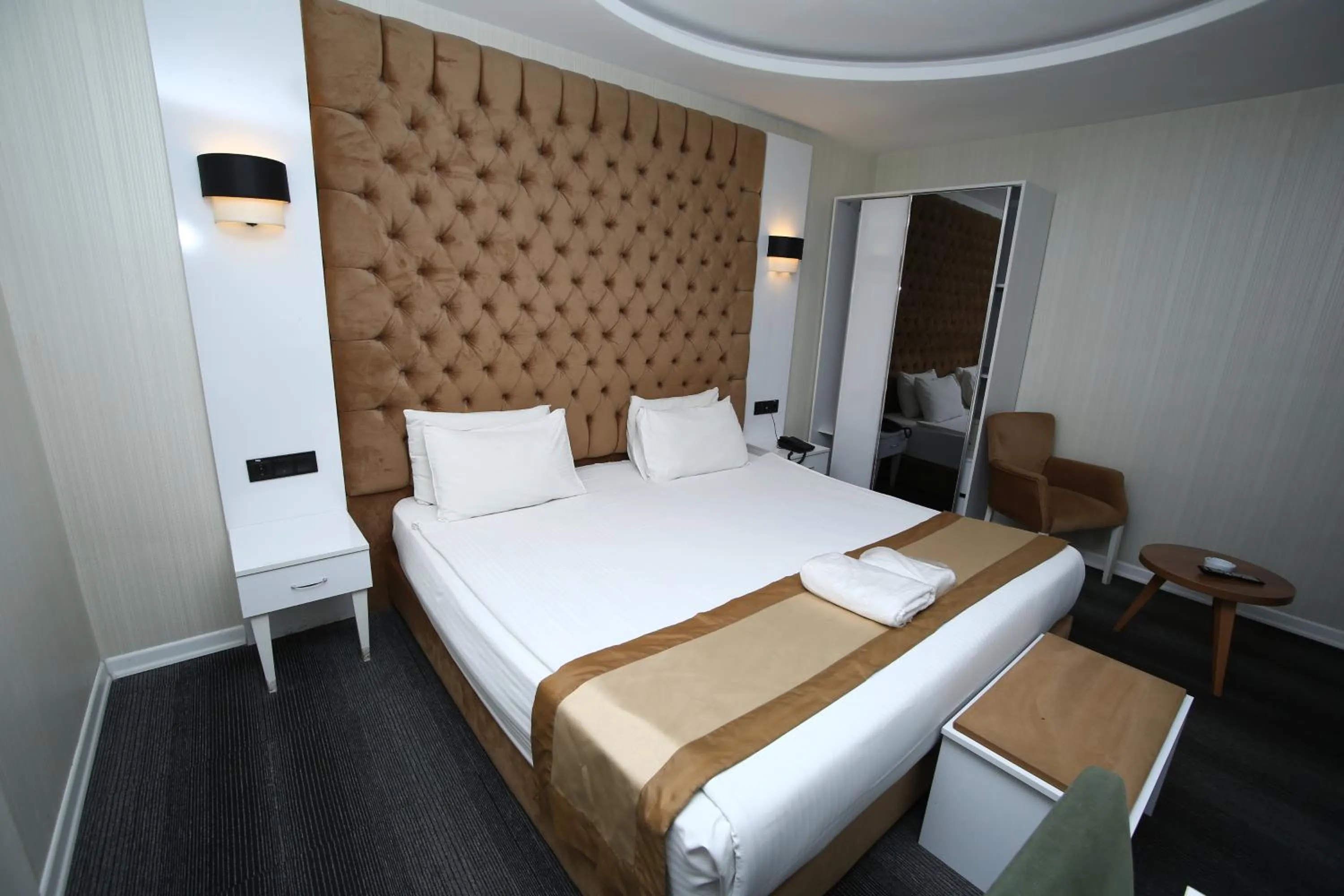 Bed in Grand Silay Hotel