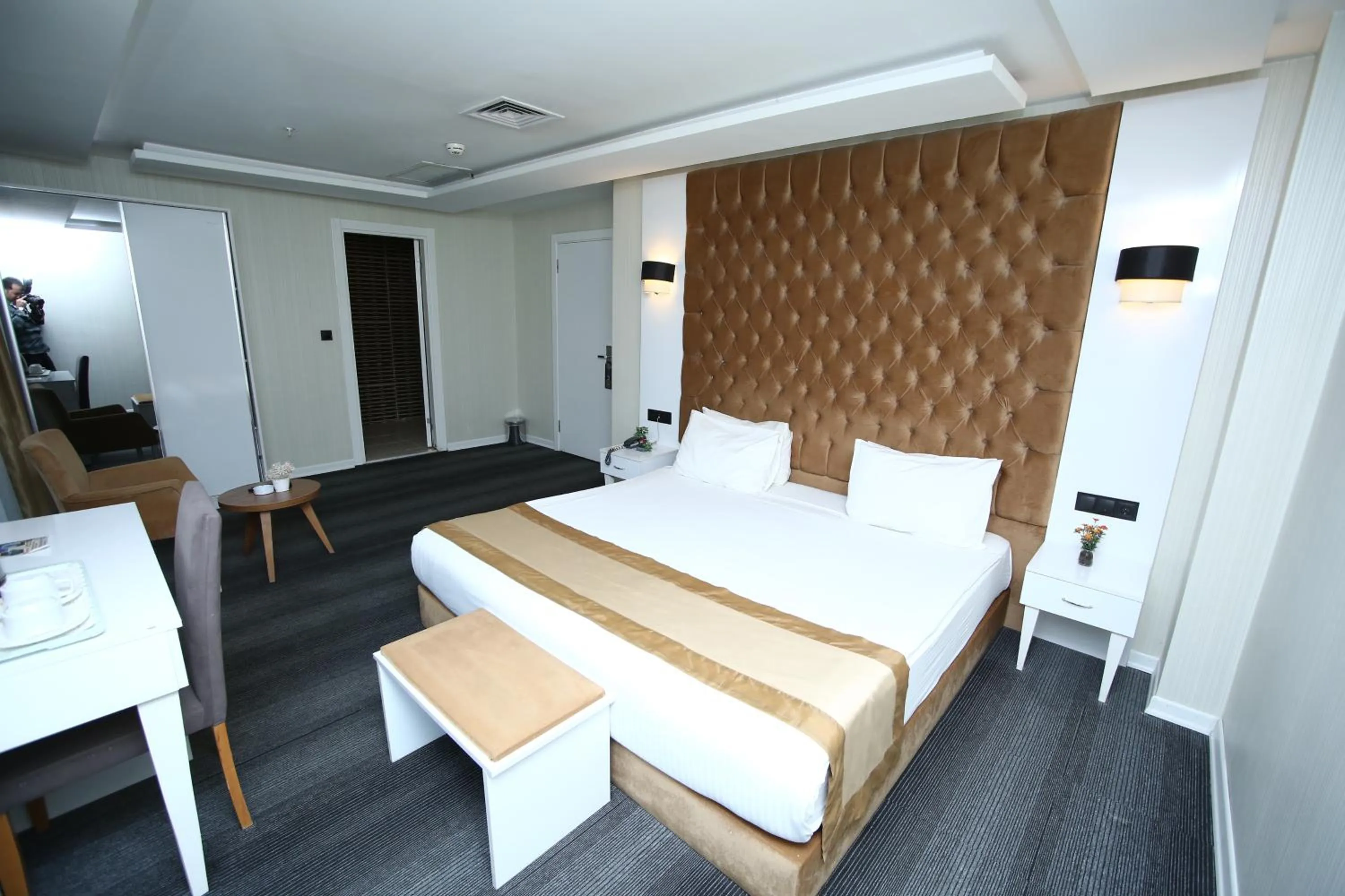 Bed in Grand Silay Hotel