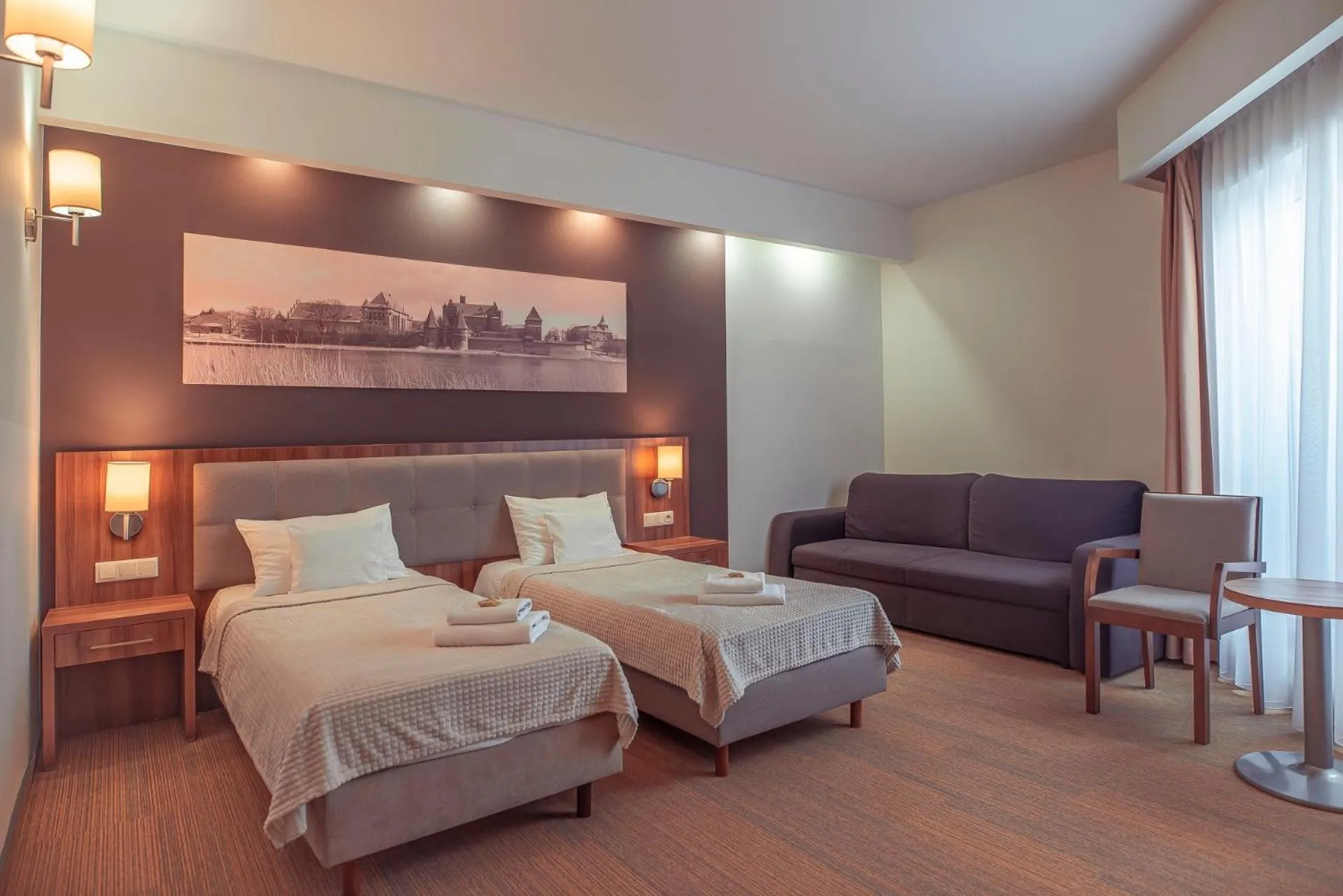 Bed in Hotel Centrum Malbork