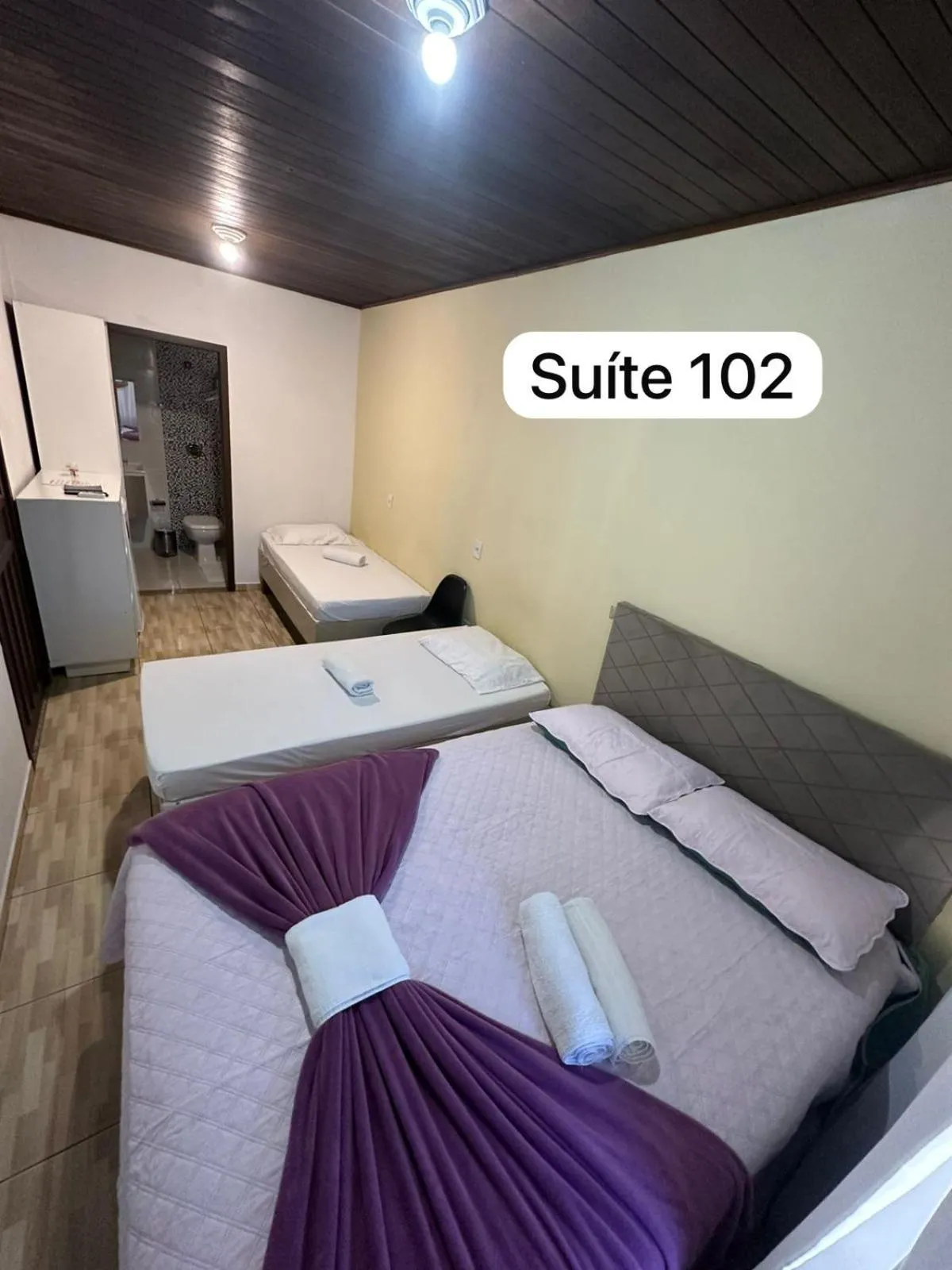 Bed in Pousada Sol de Maria