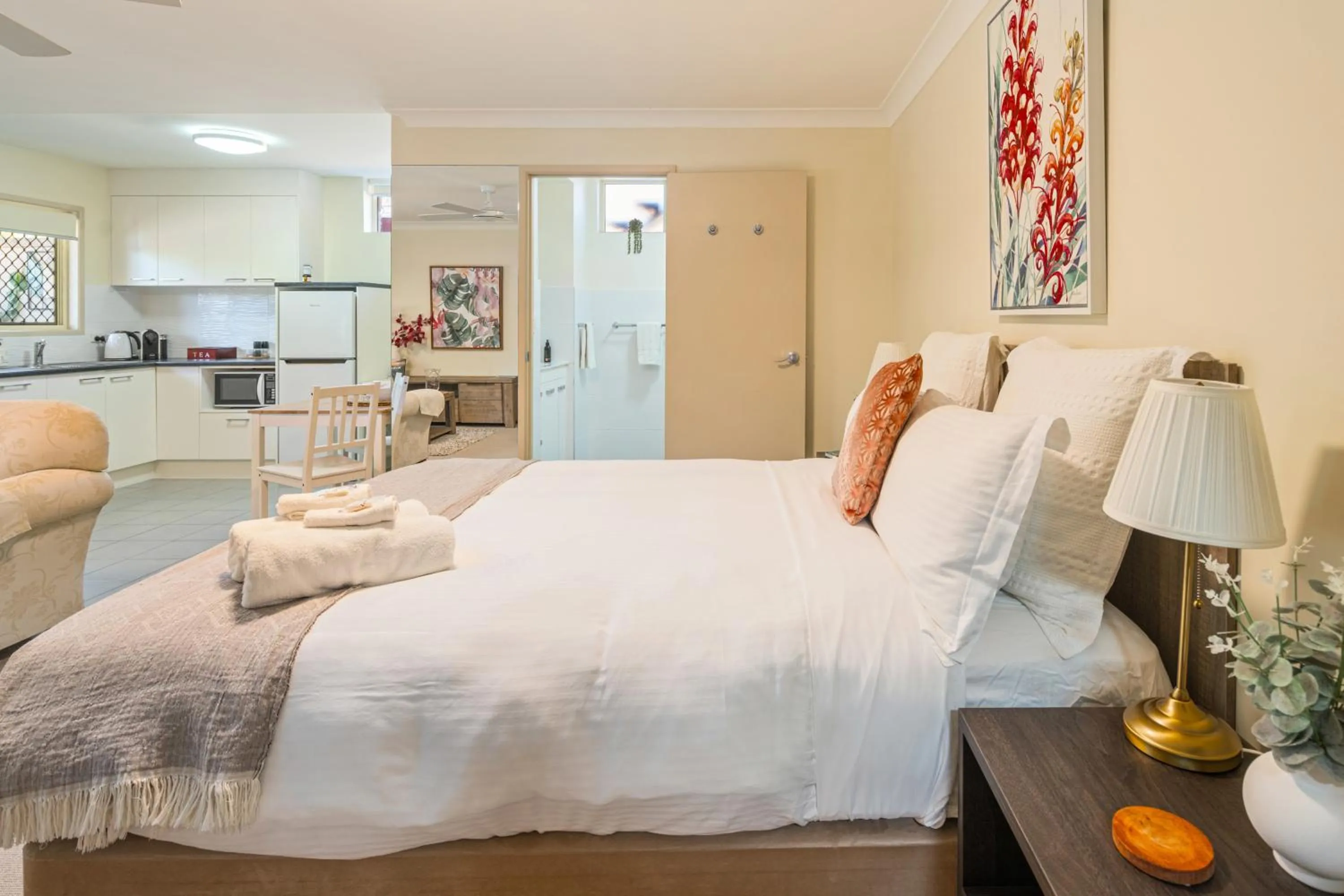 Bed in The Guesthouse Maleny