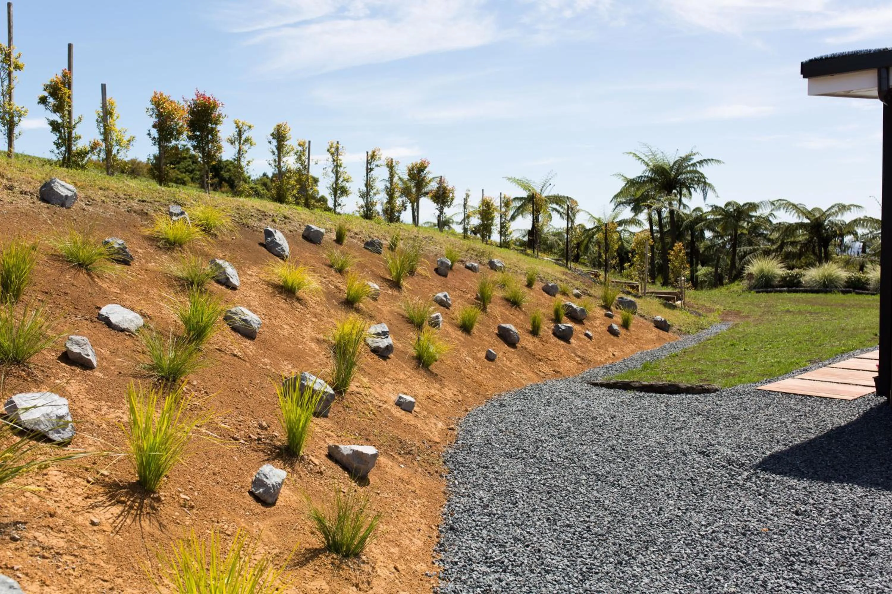 Garden in Skylark Lodge