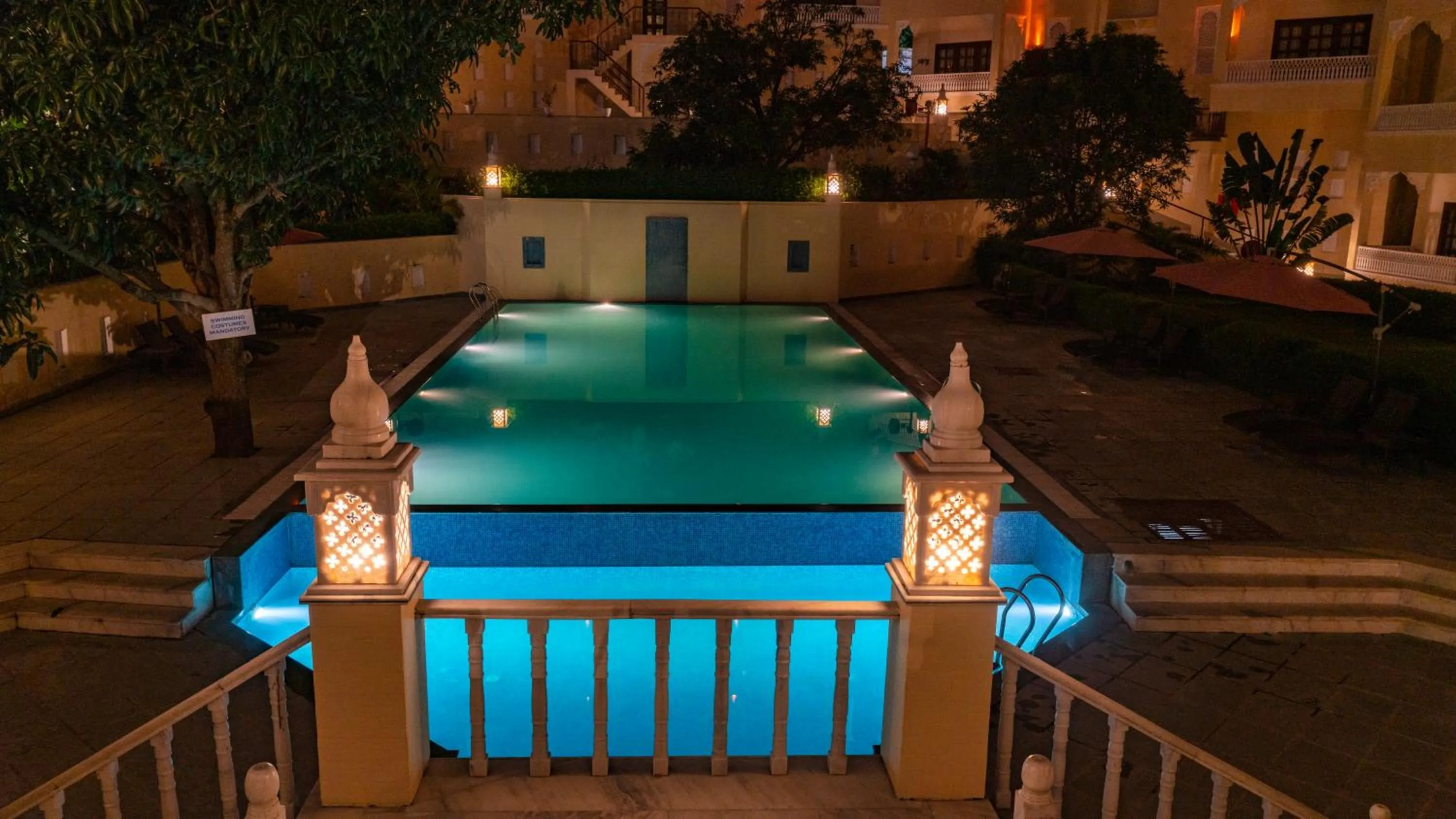Swimming pool in The Everest Hill Resort & Spa-Kumbhalgarh