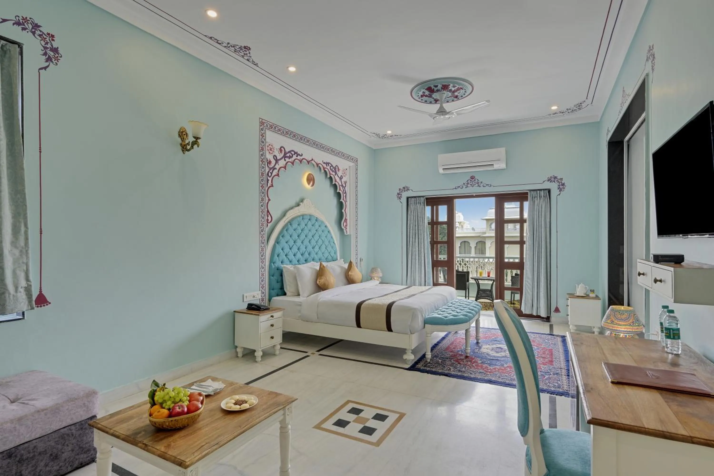 Photo of the whole room, Bed in The Everest Hill Resort & Spa-Kumbhalgarh