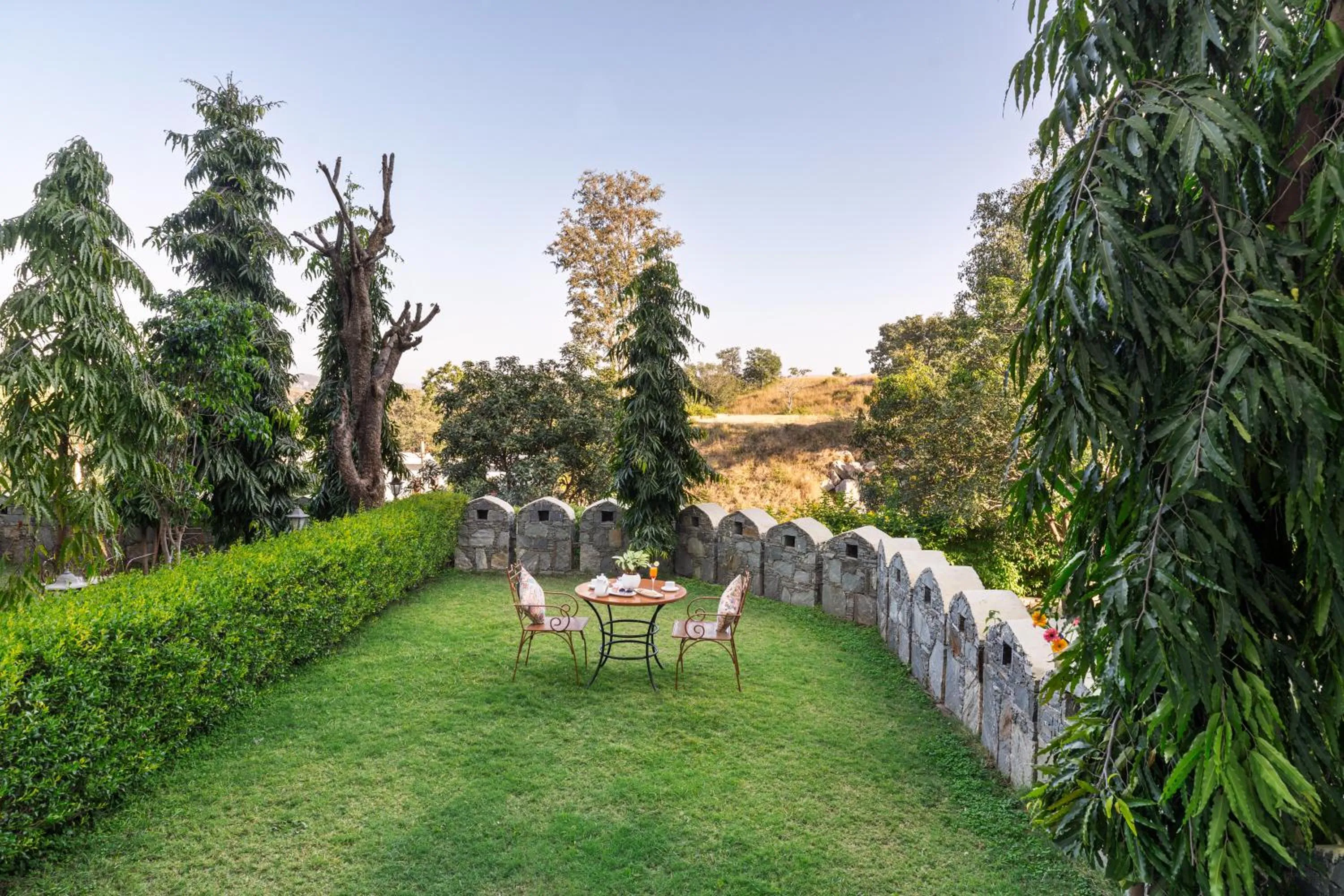Garden view in The Everest Hill Resort & Spa-Kumbhalgarh
