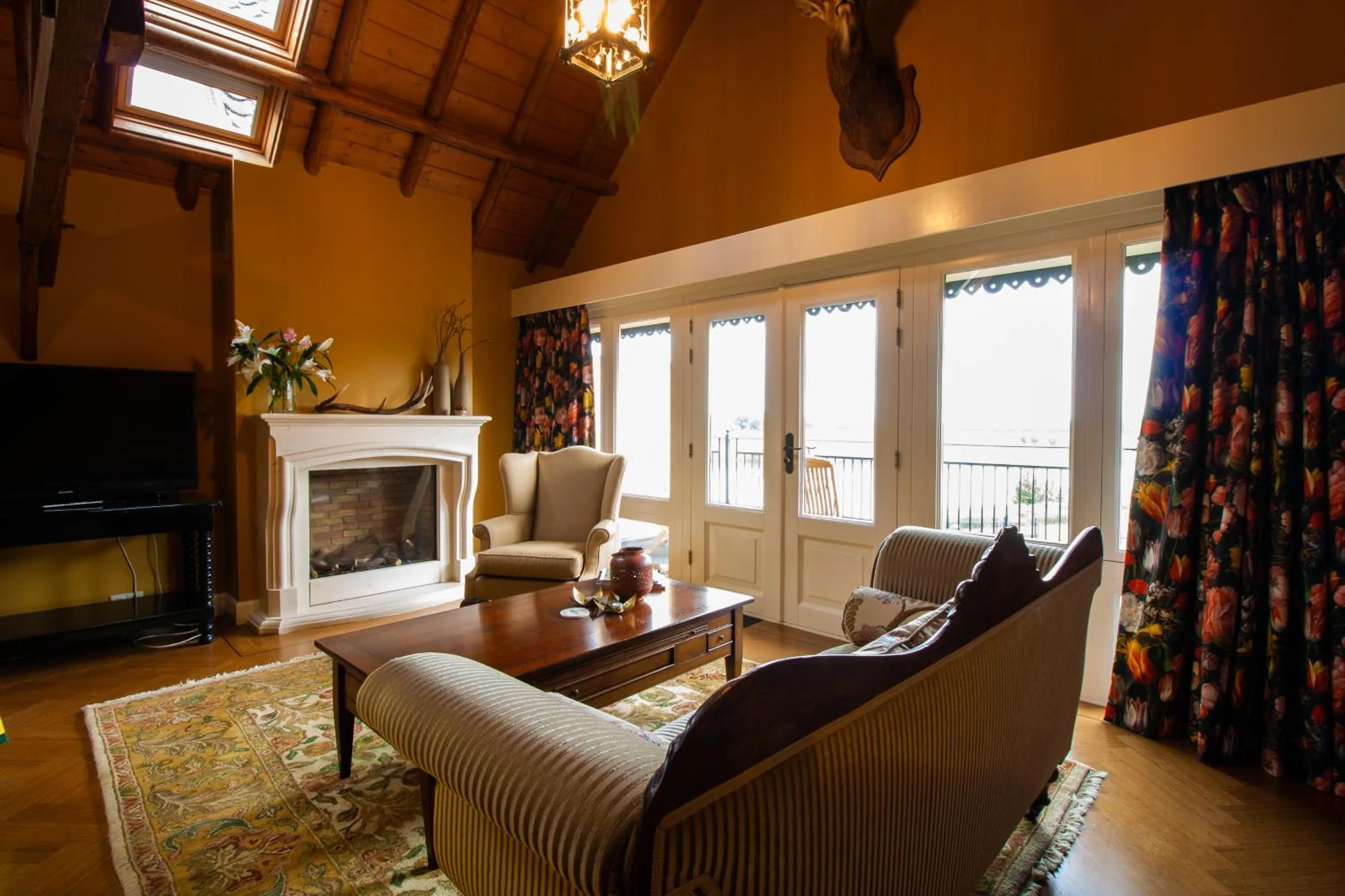 Living room in Villa Veertien