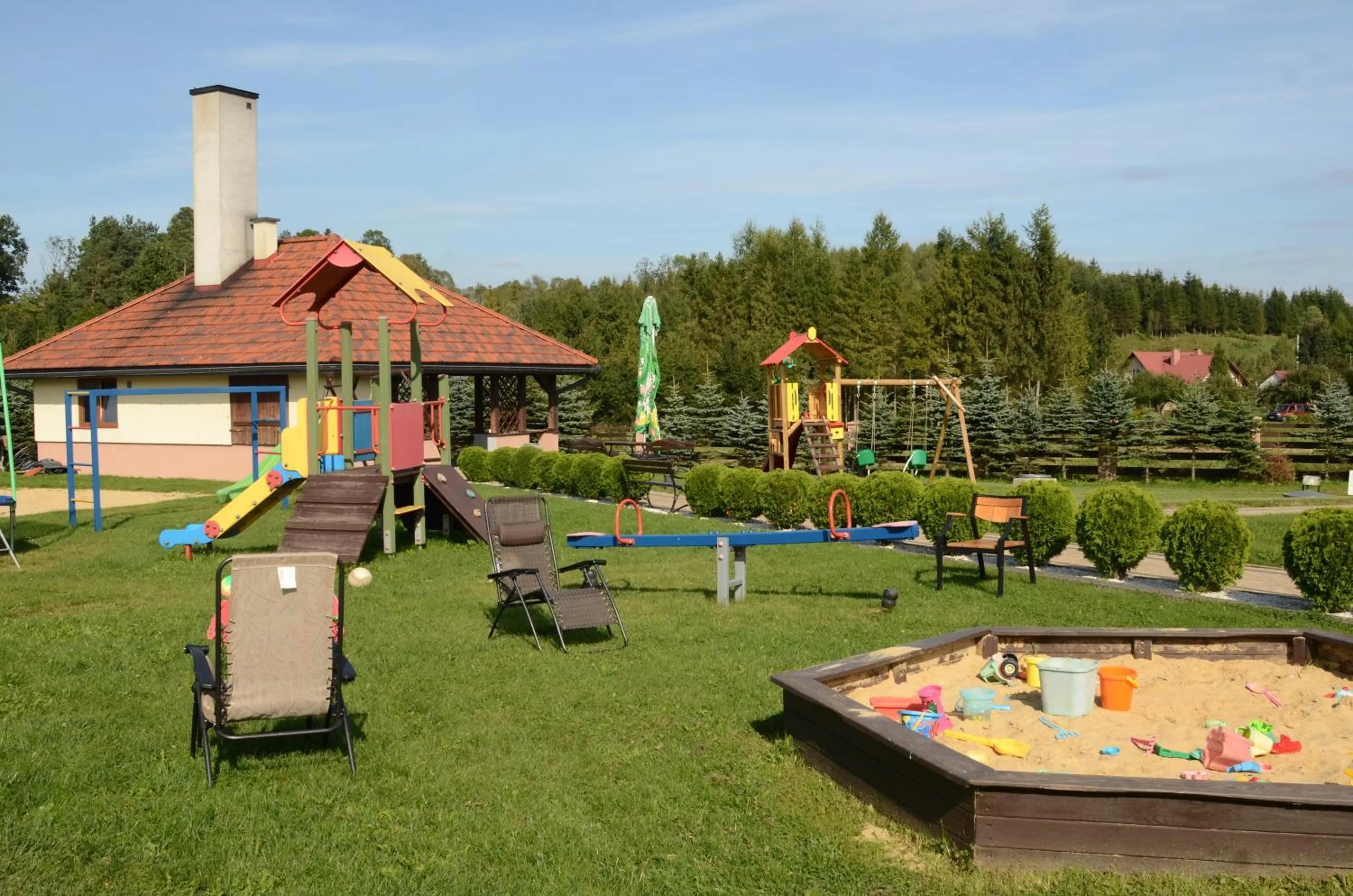Children play ground in Zajazd Bieszczadzka Ostoja