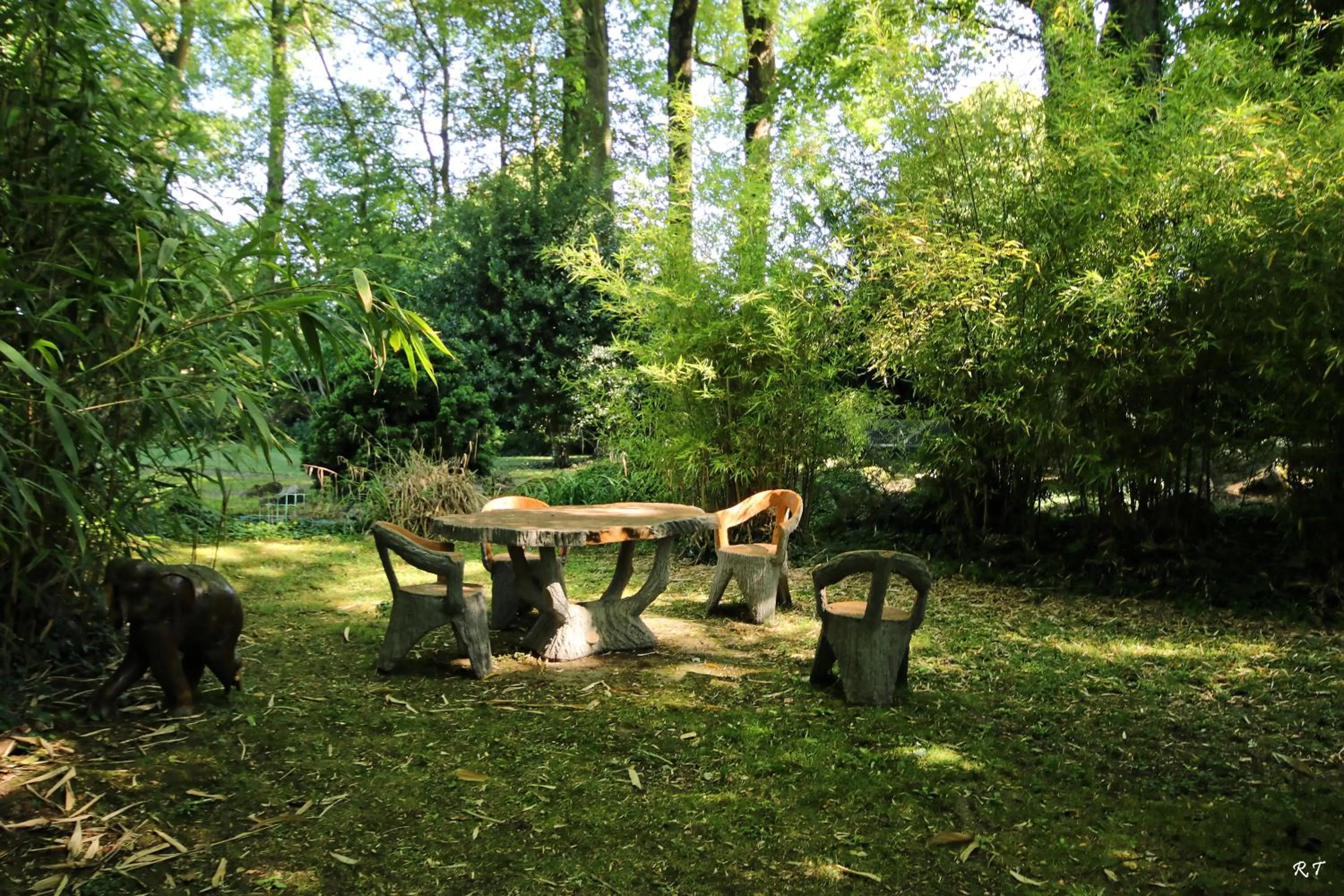 Garden in Le Manoir de la mantille