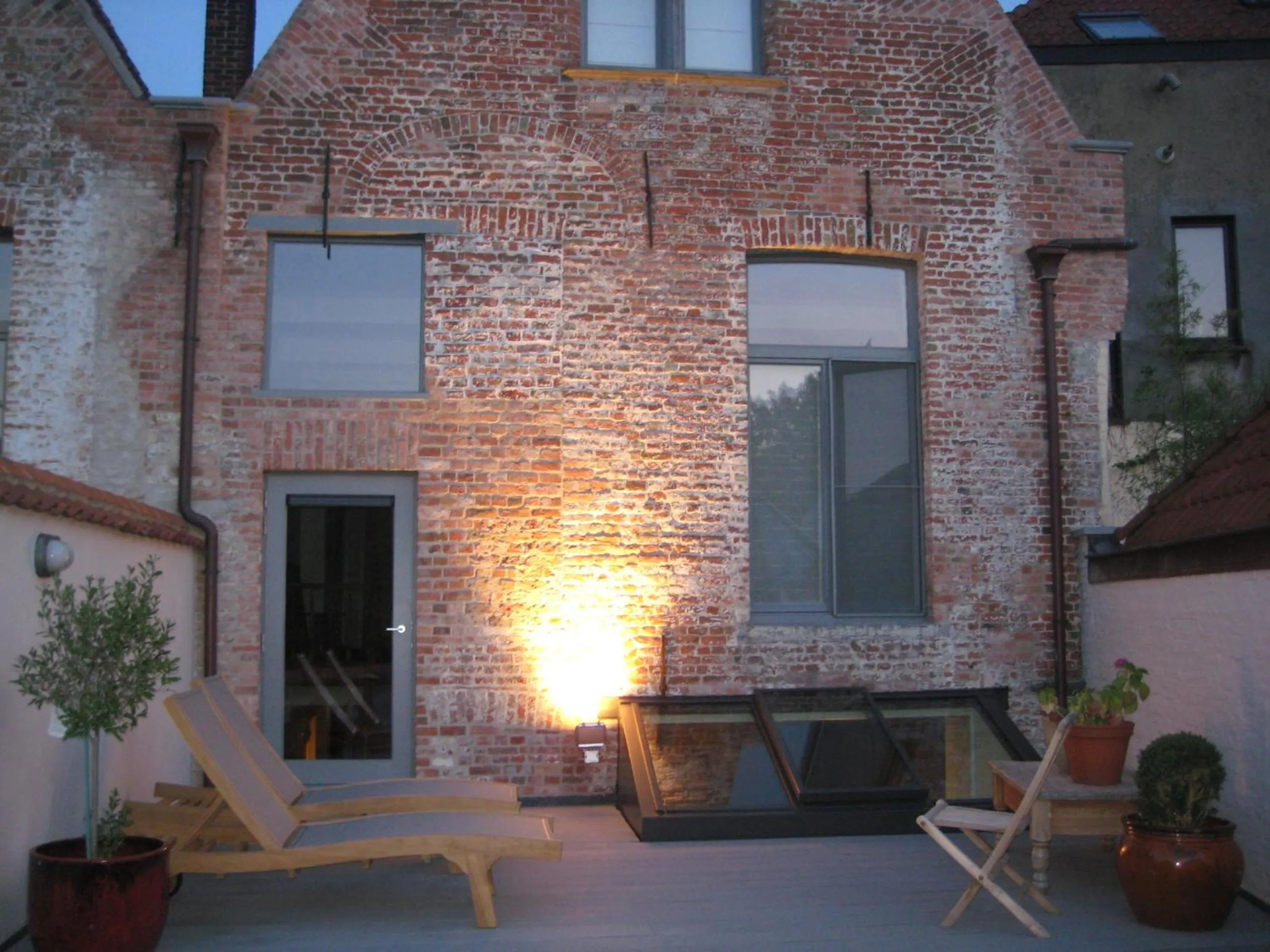 Balcony/Terrace in B&B Huis Willaeys