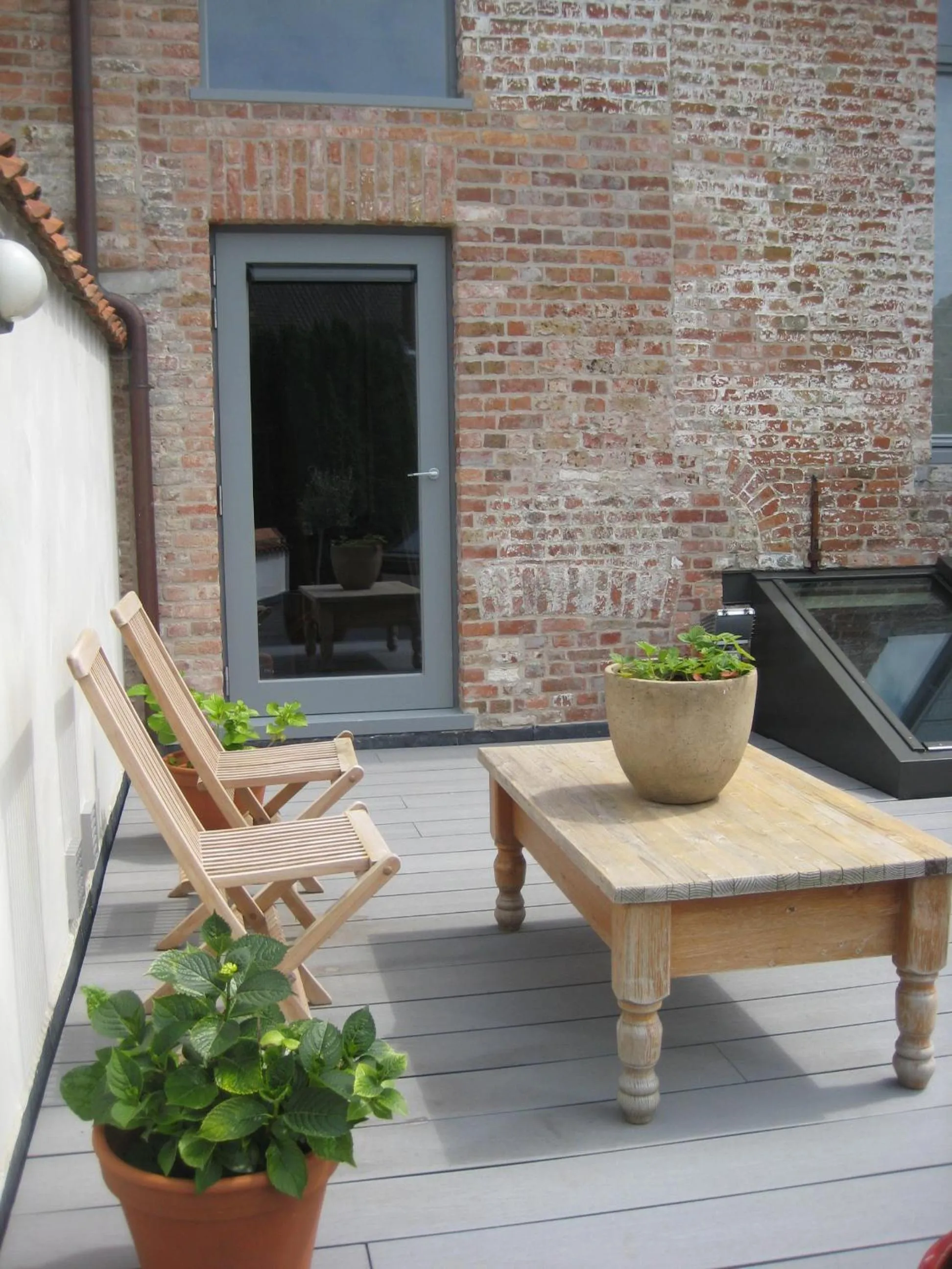 Balcony/Terrace in B&B Huis Willaeys