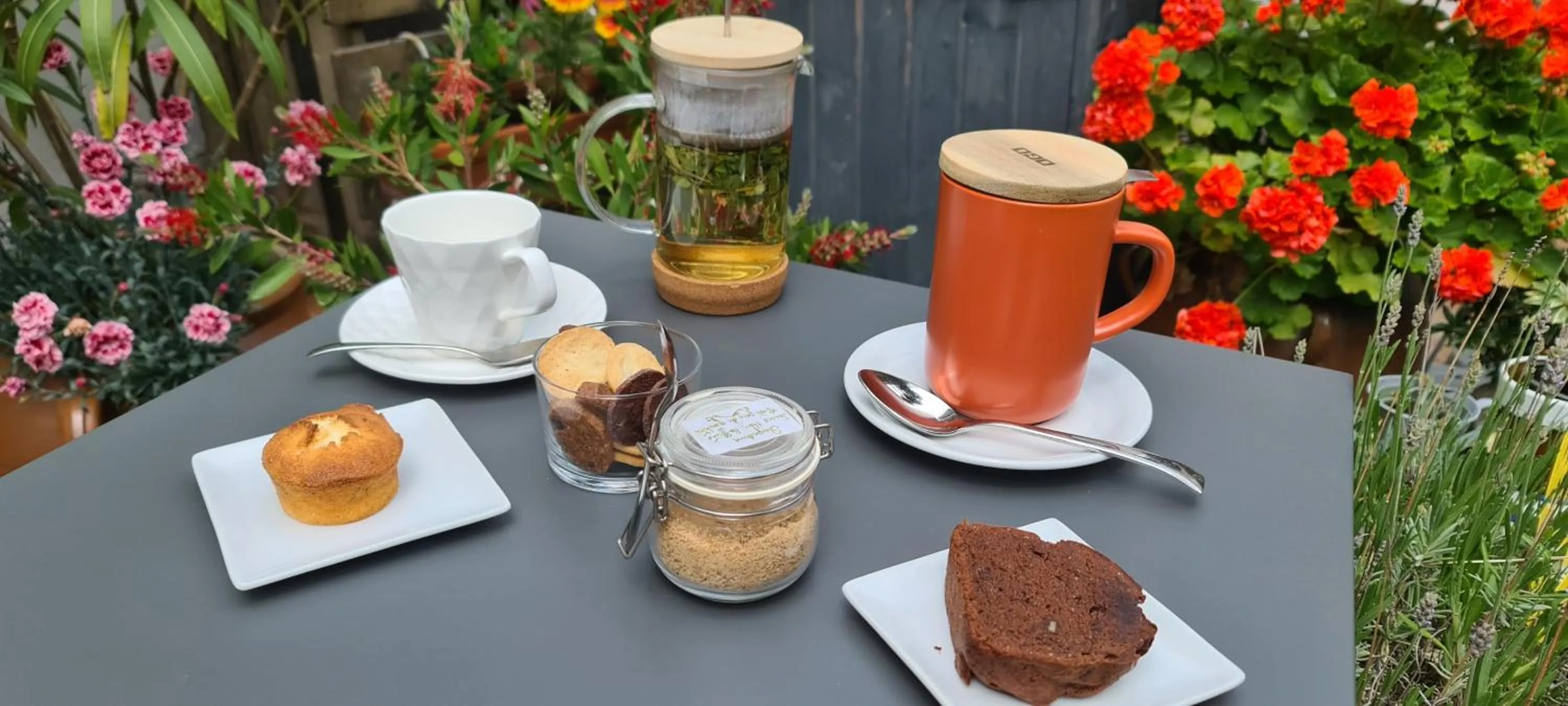 Patio in Hôtel de France