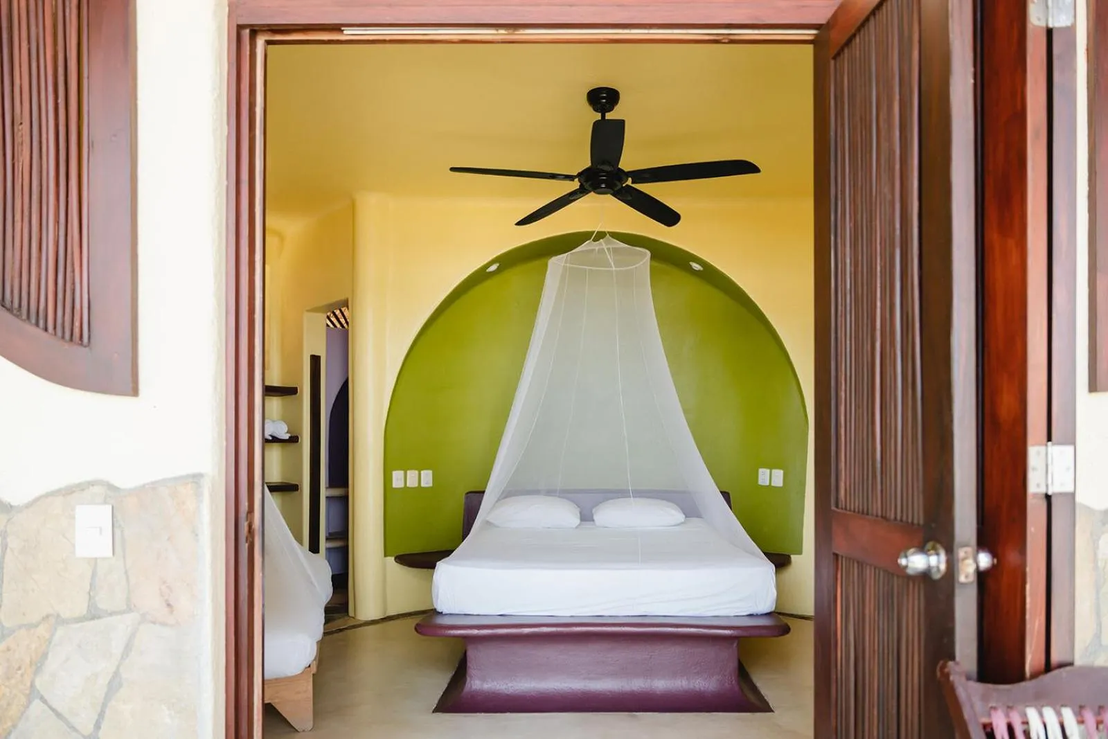 Bed in Cabañas Punta Placer