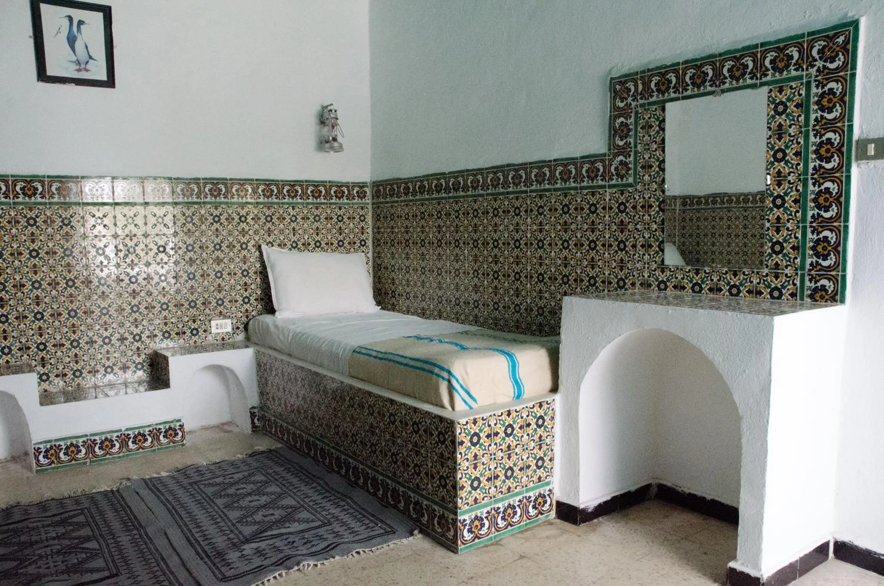 Bed in Hôtel Djerba Erriadh