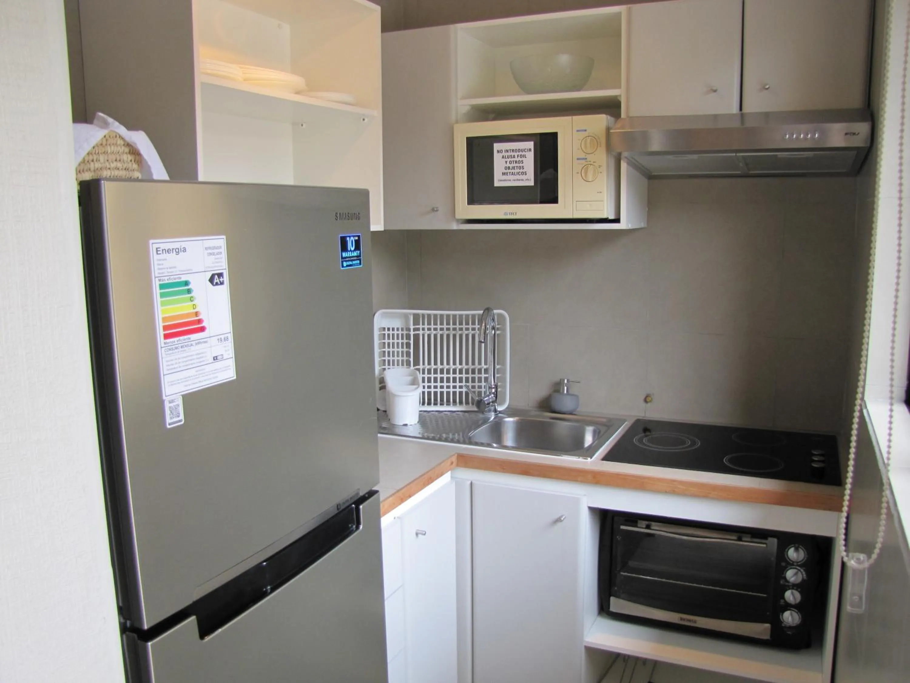 Kitchen or kitchenette in Apart Hotel Gran Pacifico