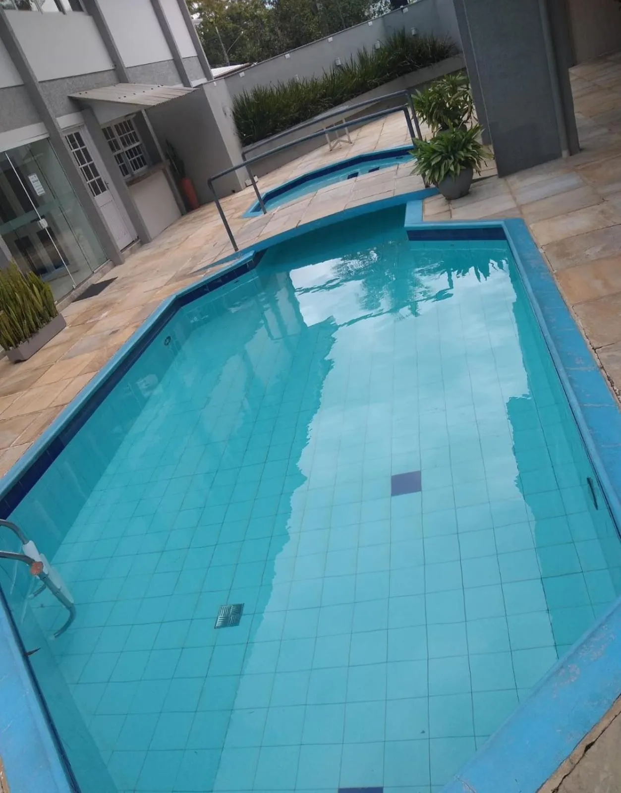 Pool view in Caravaggio Praia Hotel