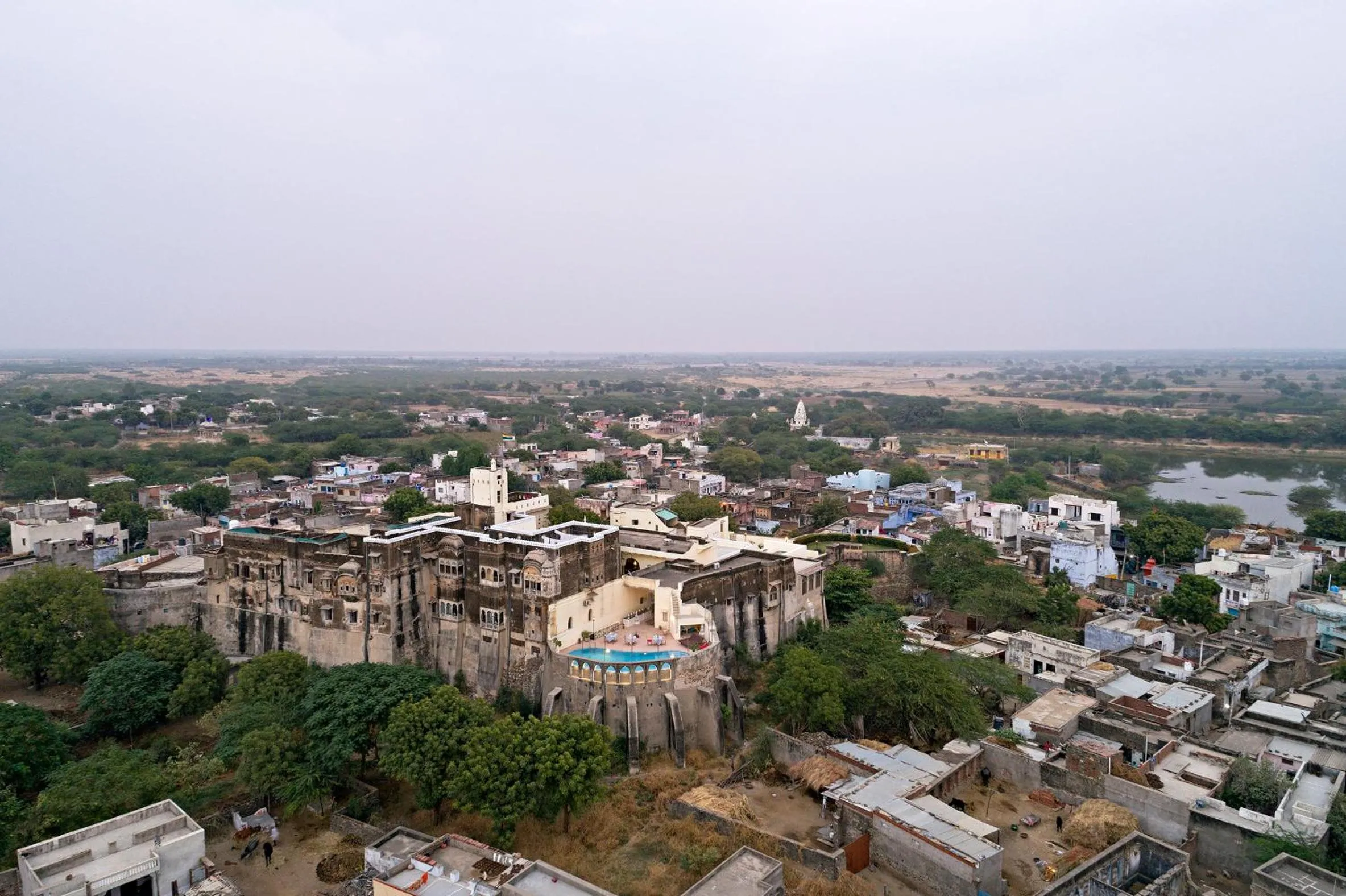 Bird's eye view in Fort Barli - A 16th Century Castle