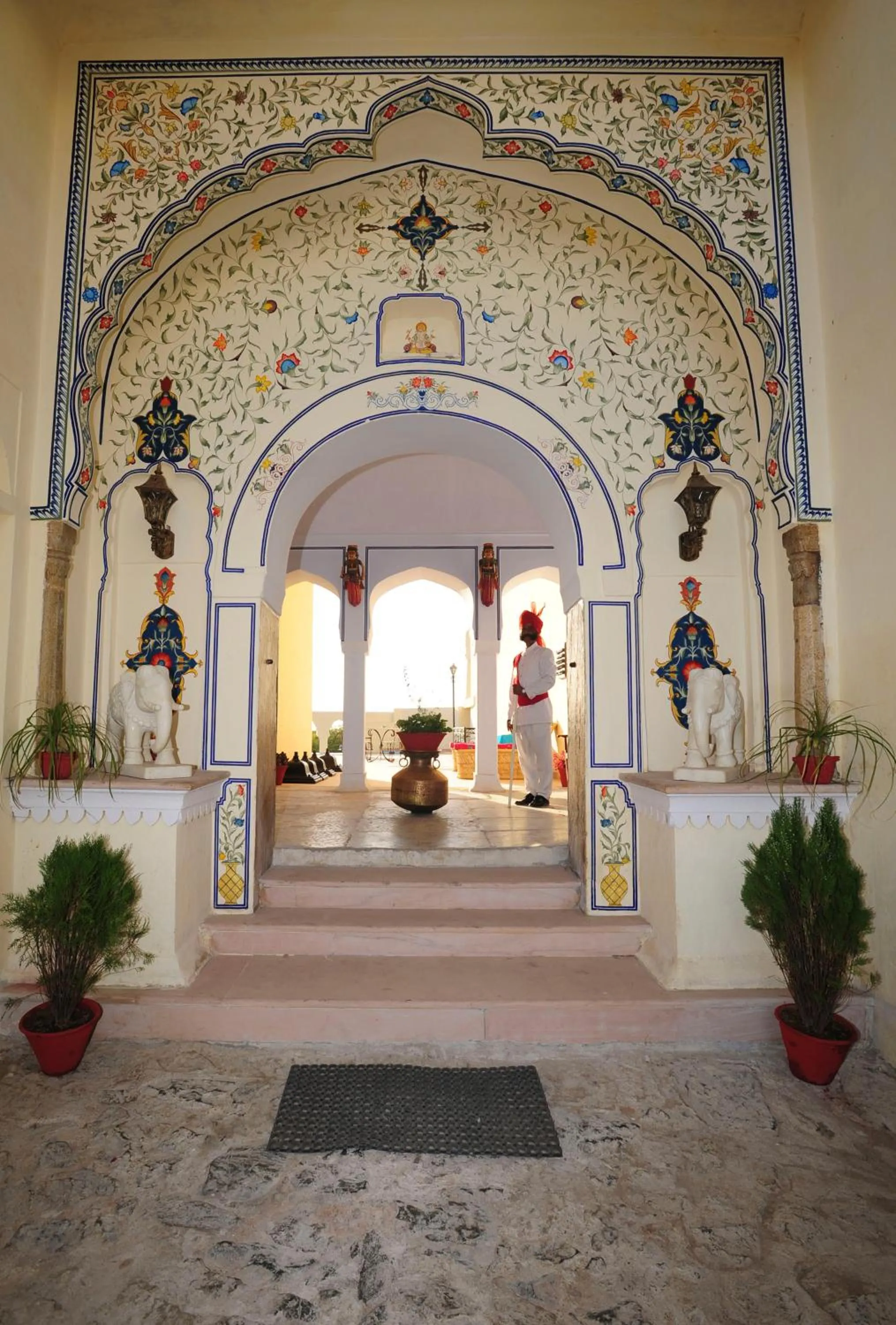Facade/entrance in Fort Barli - A 16th Century Castle