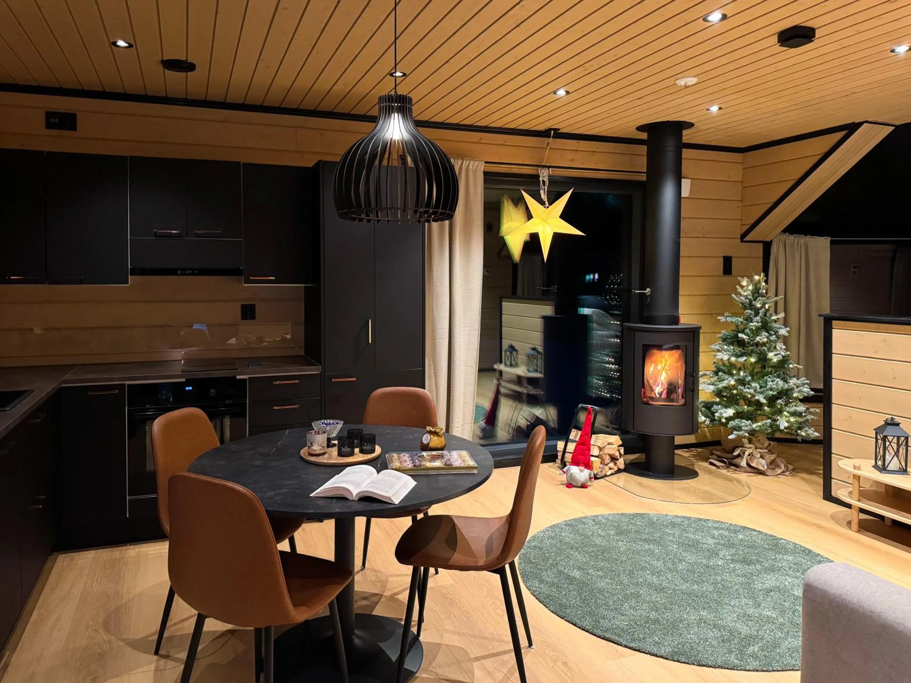 kitchen in Napapiirin Järvilomat