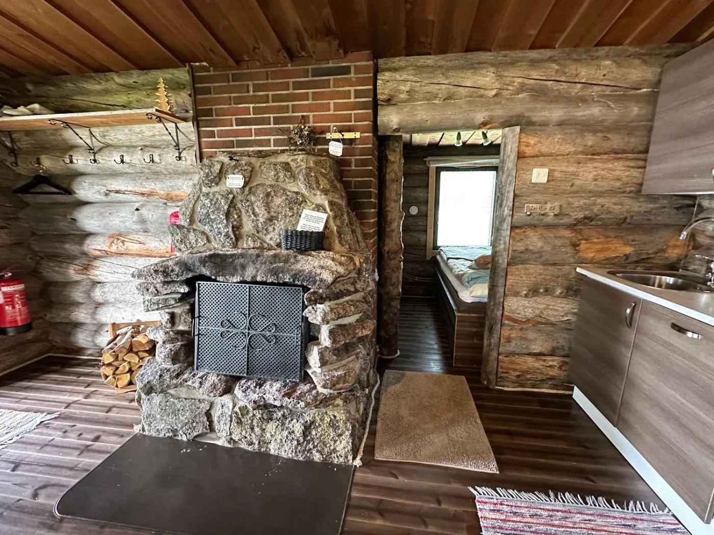 Living room in Napapiirin Järvilomat