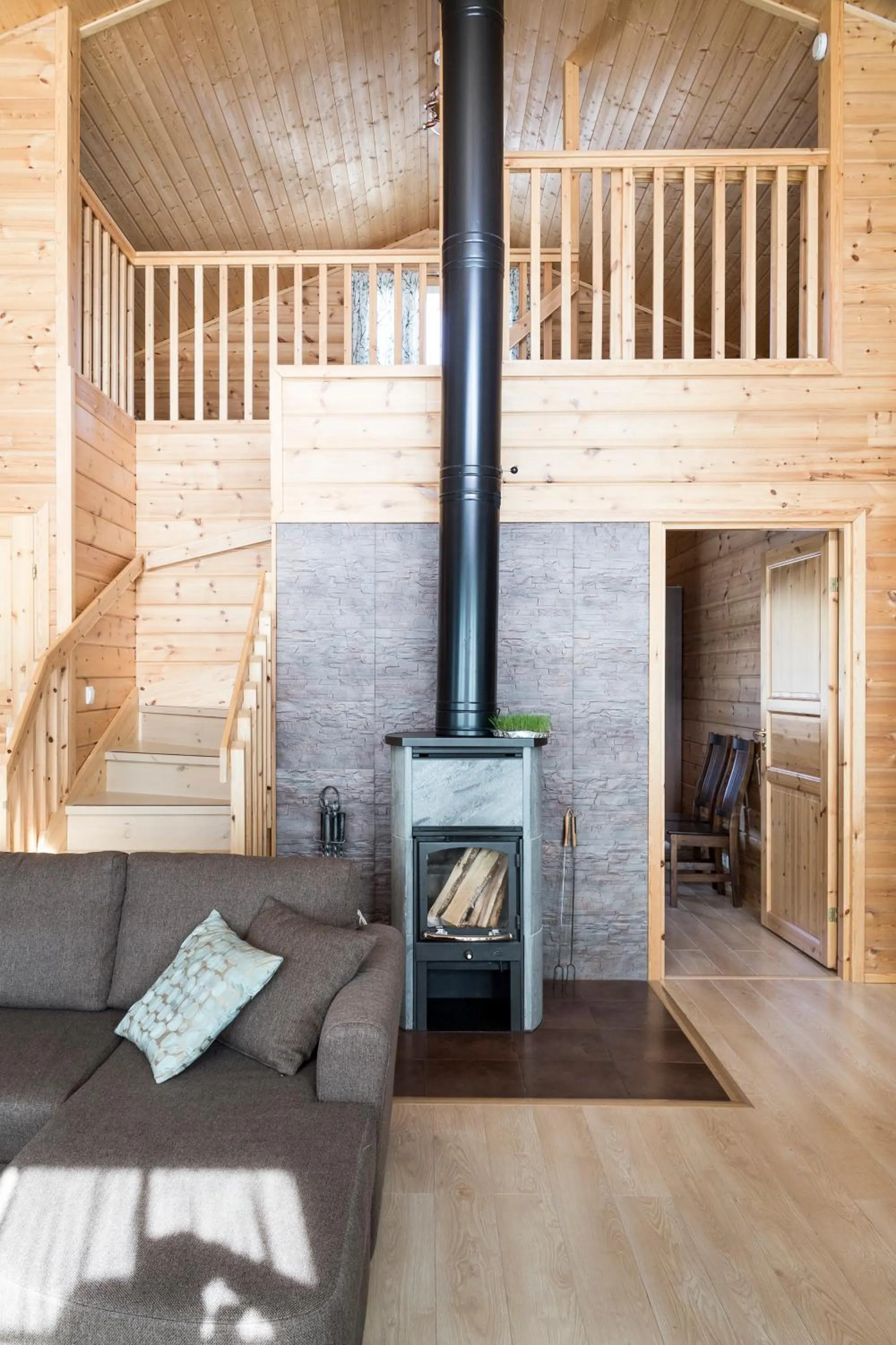 Living room in Napapiirin Järvilomat