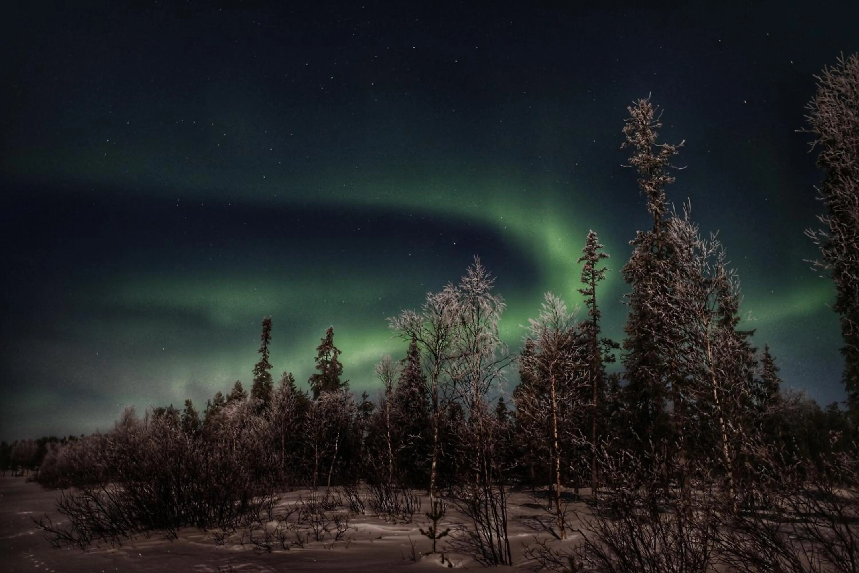 Natural landscape in Napapiirin Järvilomat