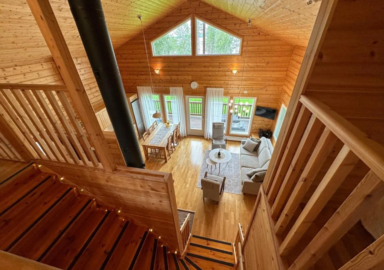 Seating area in Napapiirin Järvilomat