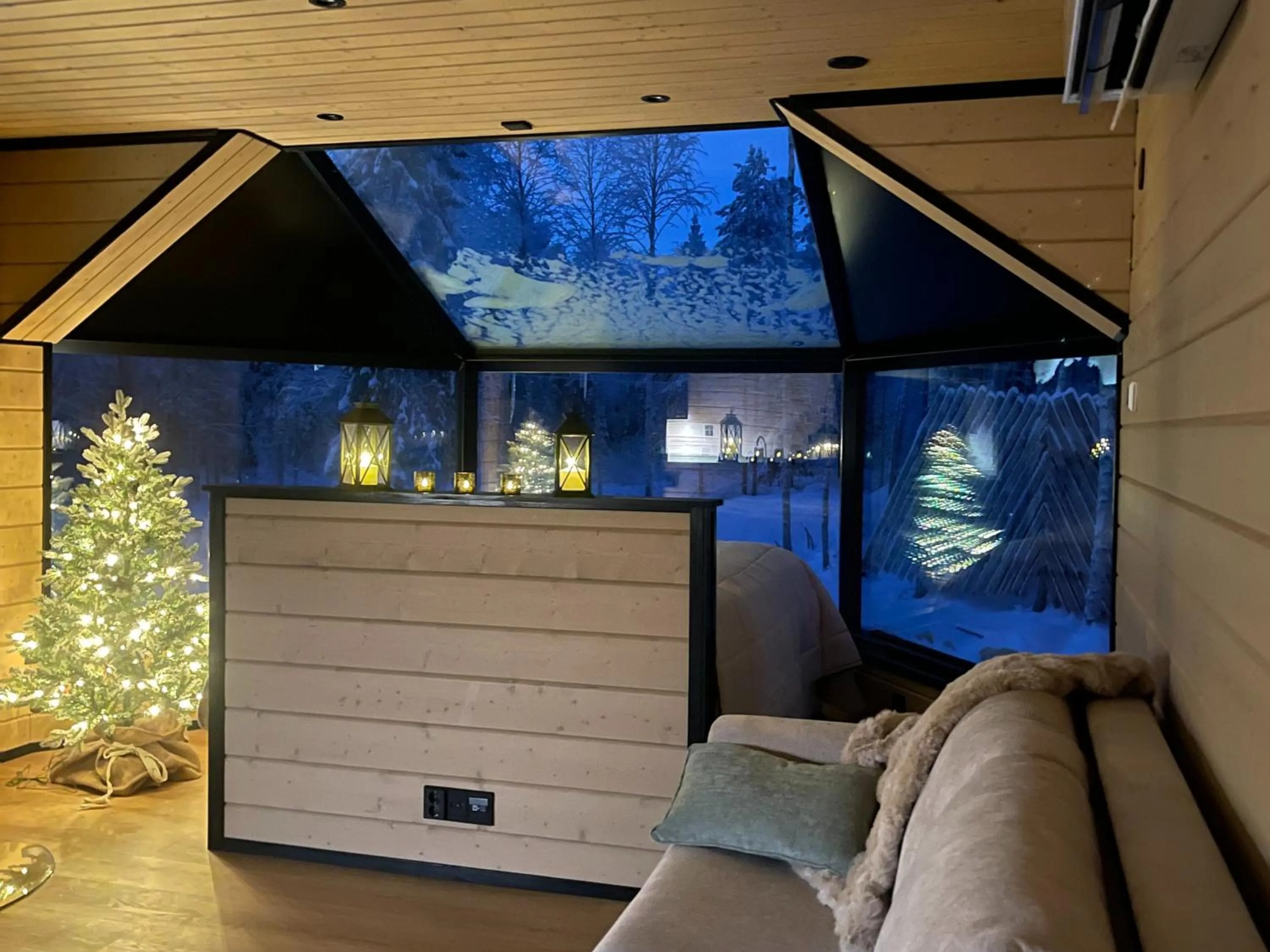 Bedroom in Napapiirin Järvilomat