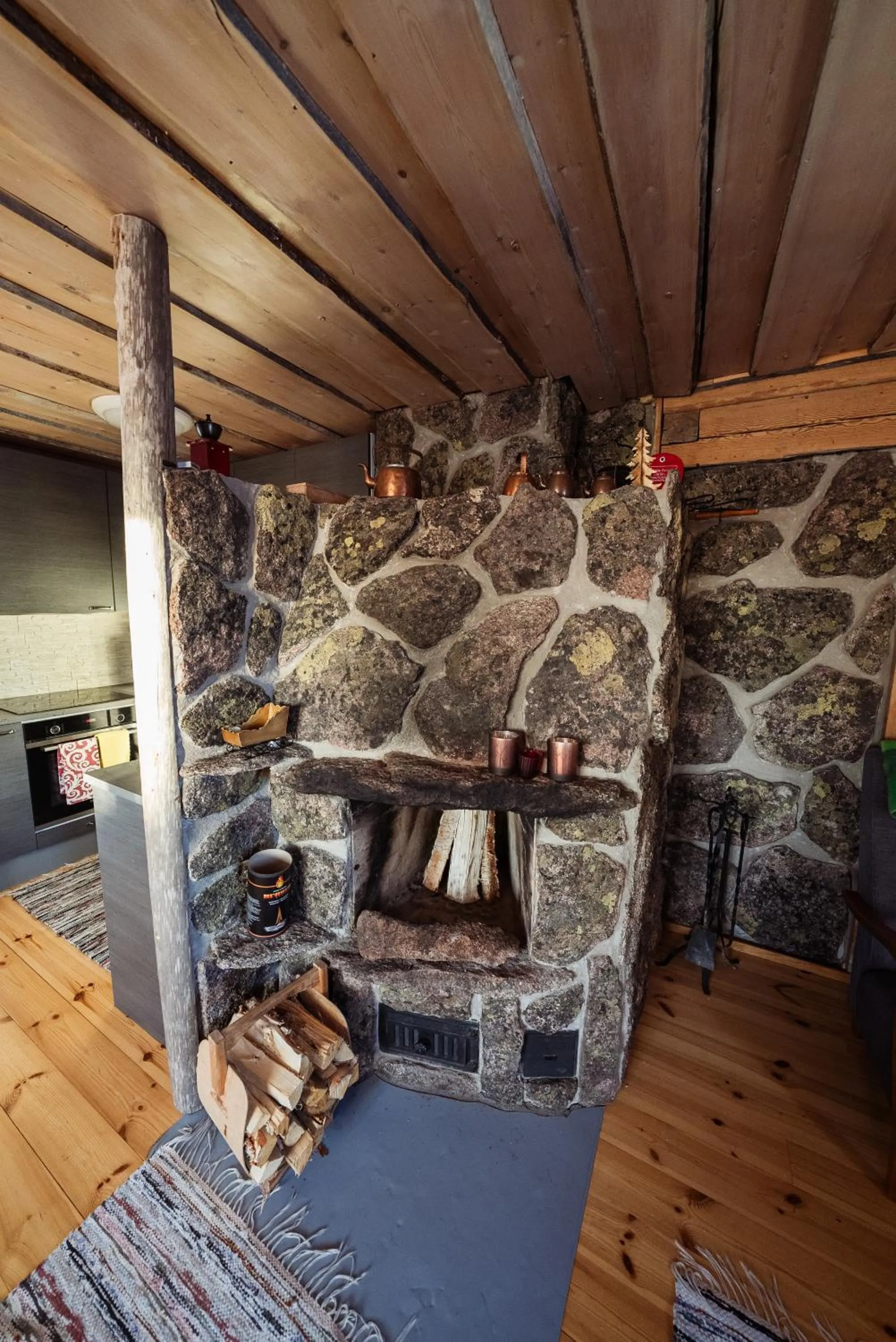 Living room in Napapiirin Järvilomat