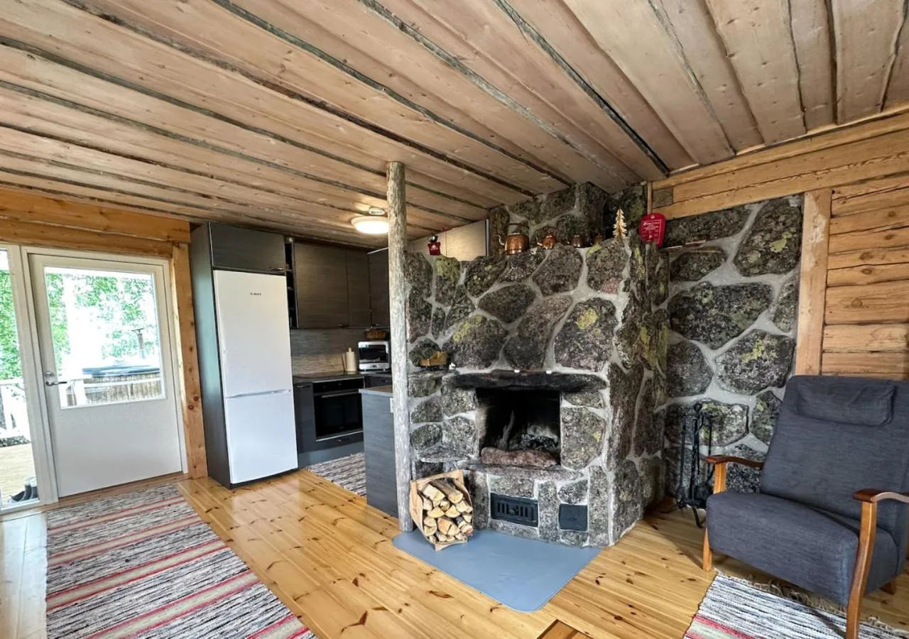 Living room in Napapiirin Järvilomat