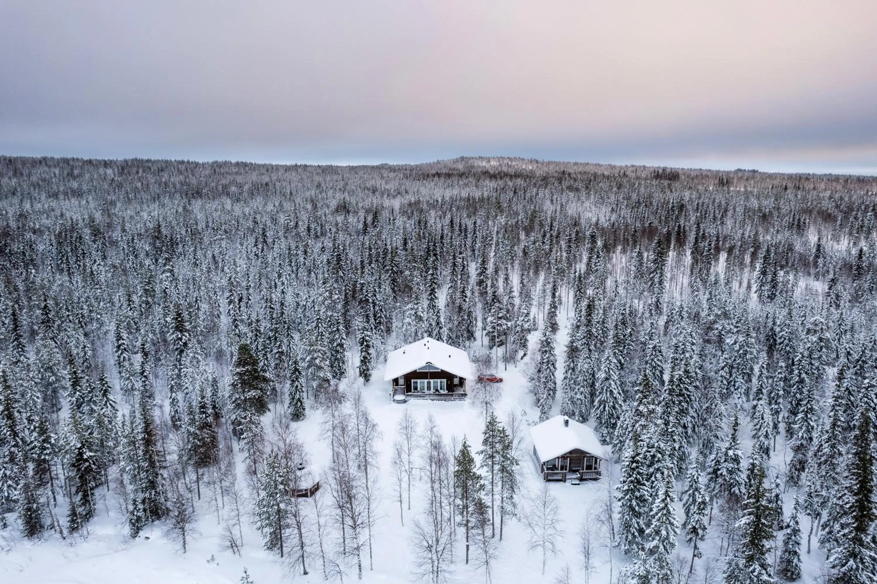 Natural landscape in Napapiirin Järvilomat